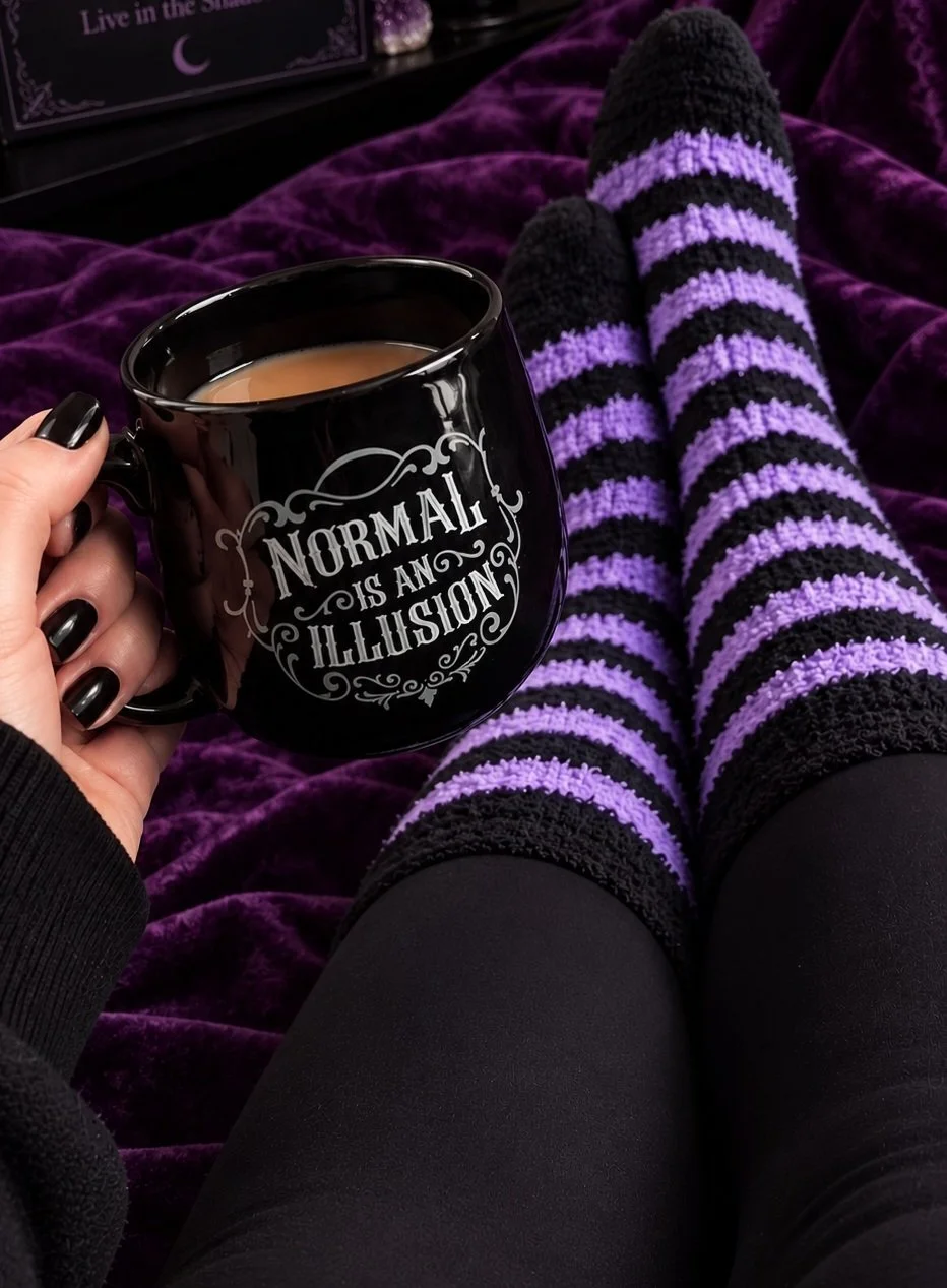 Normal Is An Illusion Mug & Cosy Sock Set