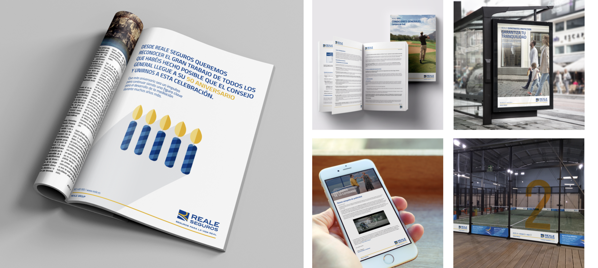   E-mailings ,  marketing directo , folletos y  comunicación a empleados . 