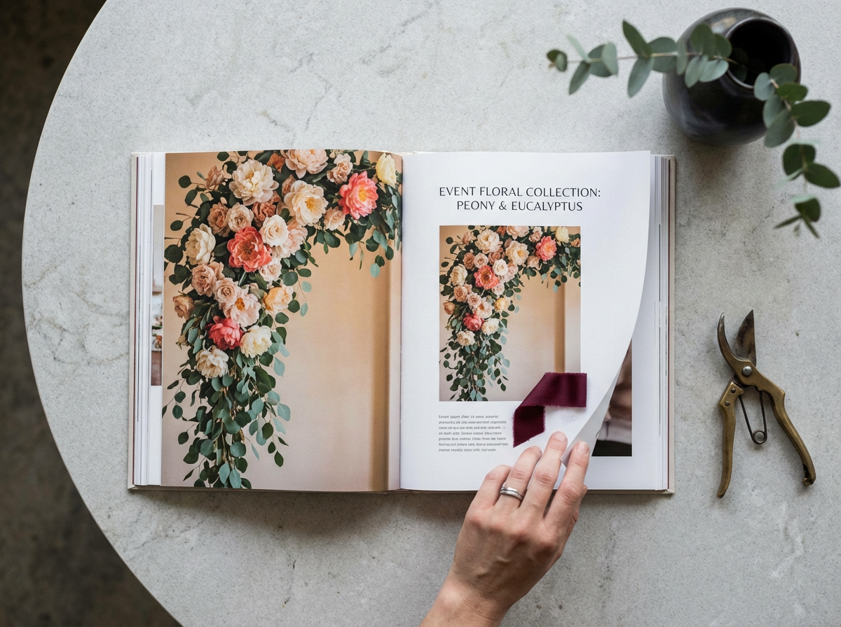 Literary Floral Centerpiece