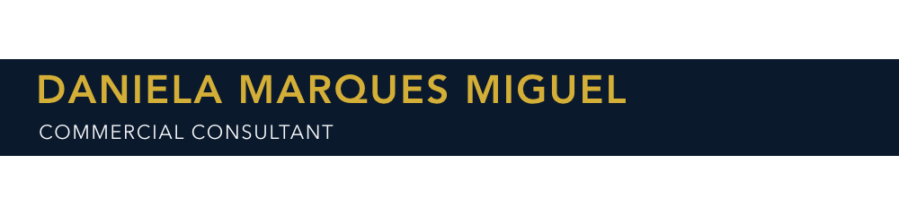 DANIELA MARQUES MIGUEL - Commercial Consultant