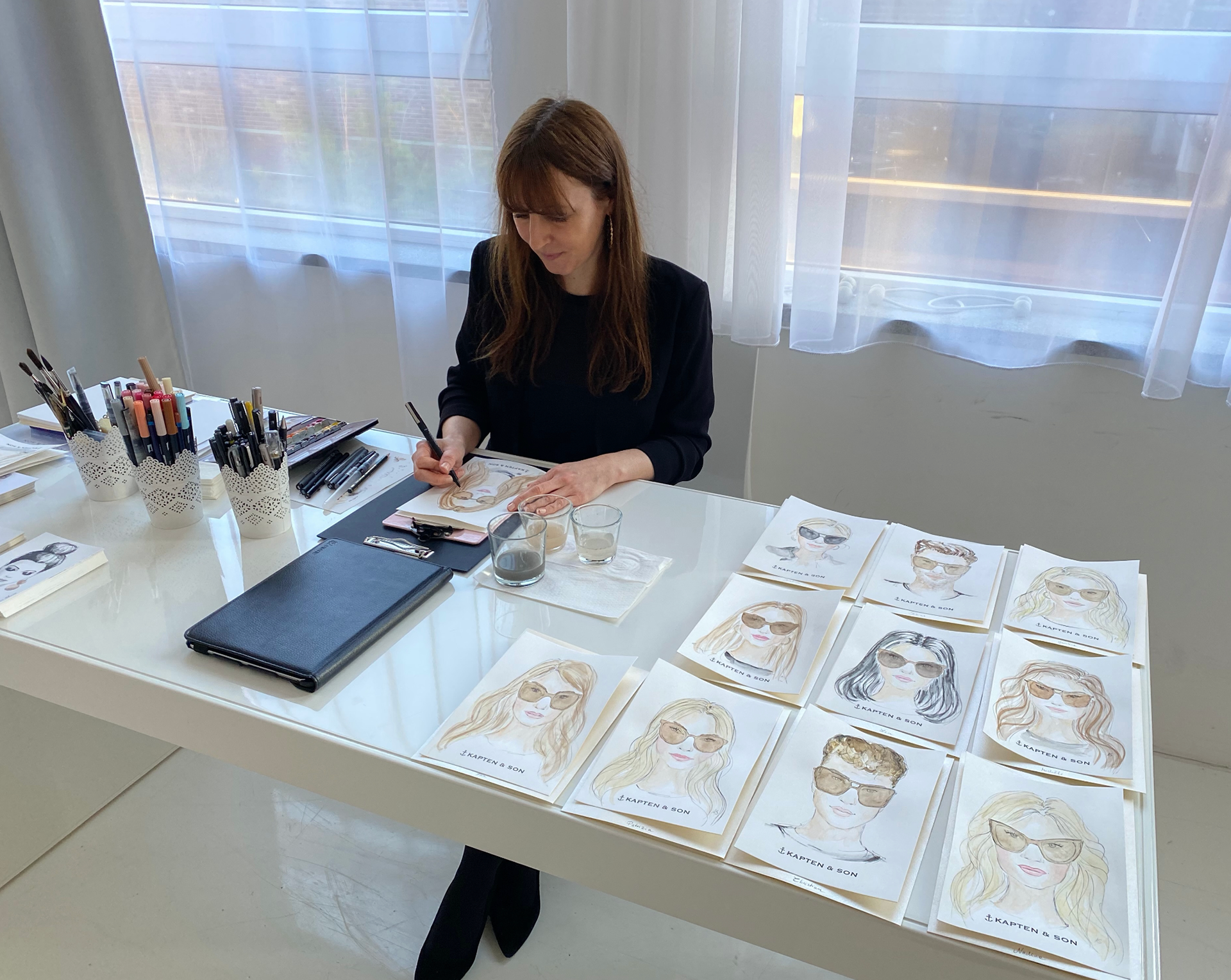 Kapten & Son: Live Zeichnen Bei Influencer Event in Köln