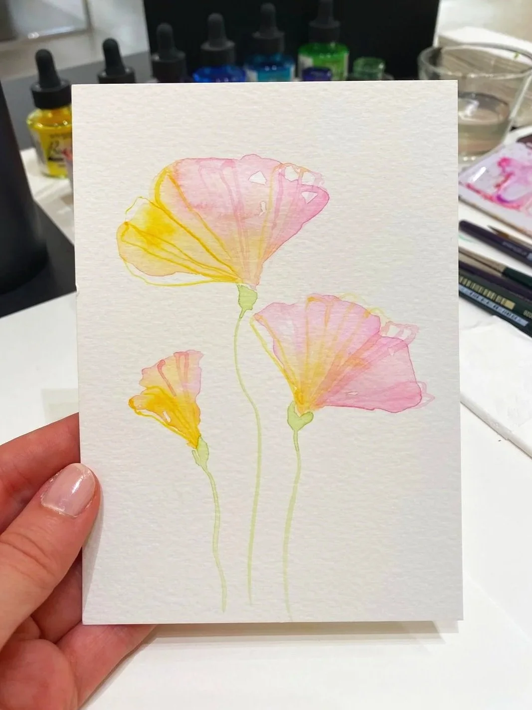 Floral Illustrations for Givenchy in Munich | Live Zeichnen für Givenchy in München 