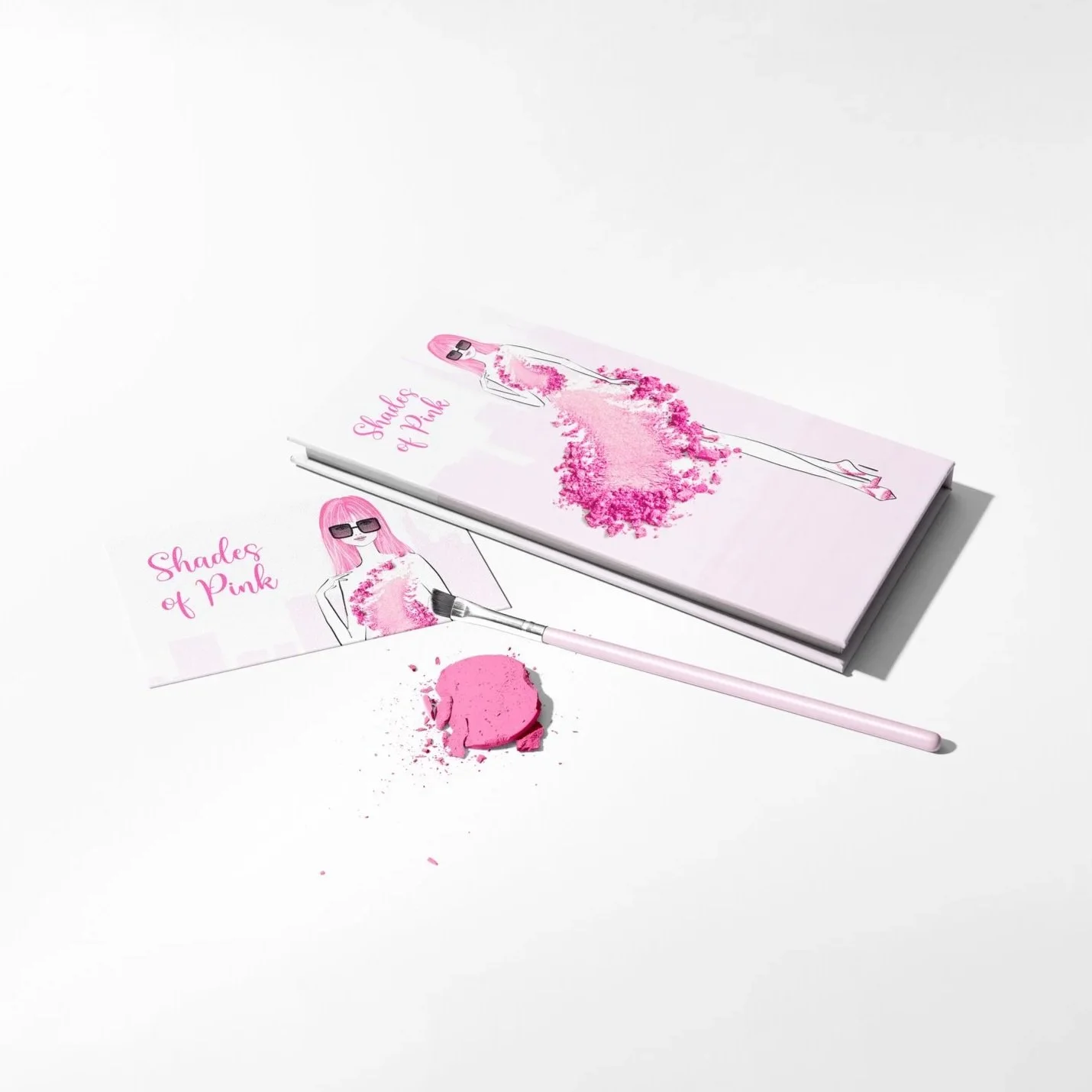 Cosmetics Packaging & Character Concept | Blush Set & Pencil | Fashion Girl