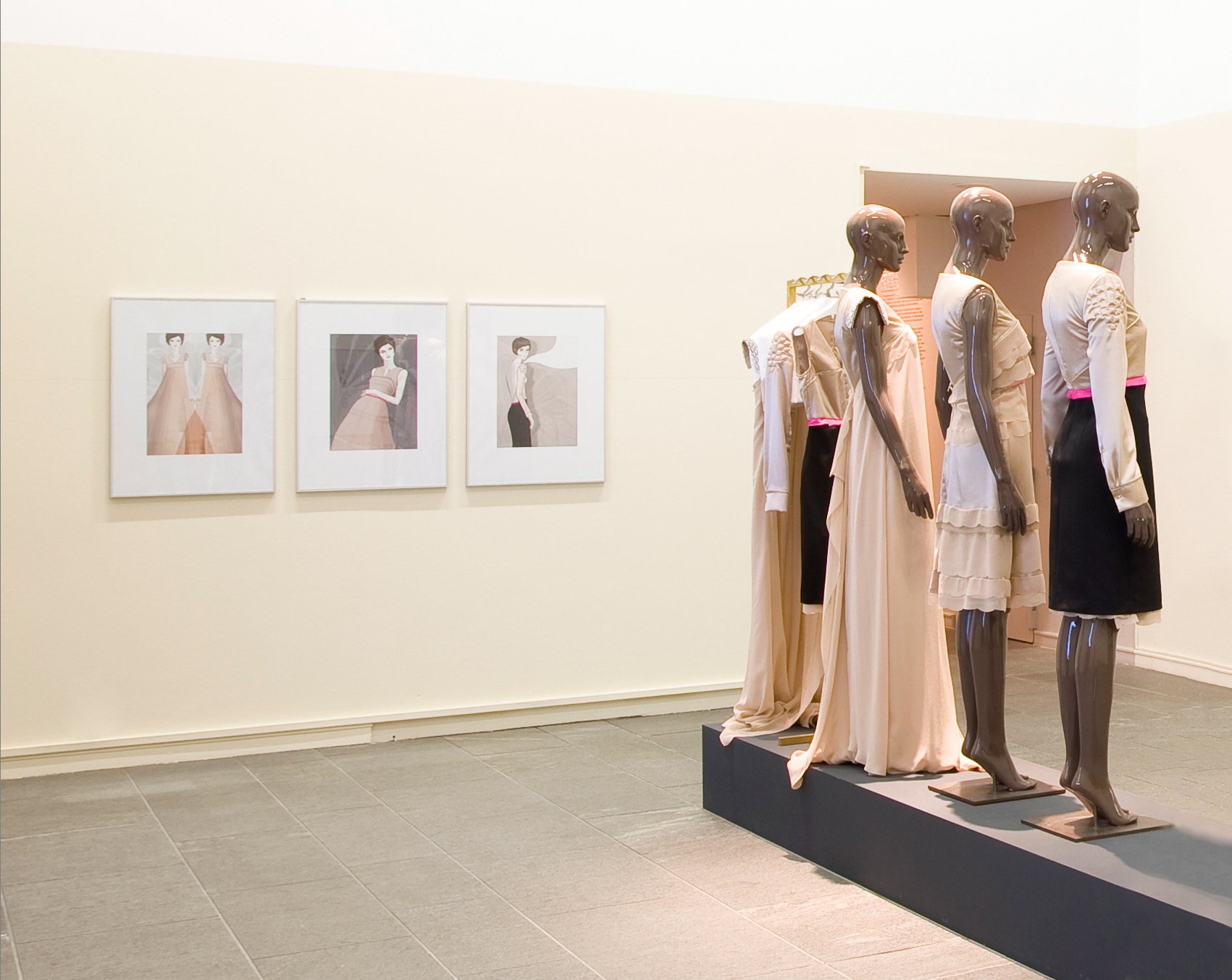 Fashion Illustrations for Dorothee Schhumacher | Exhibition at Kunsthalle Mannheim