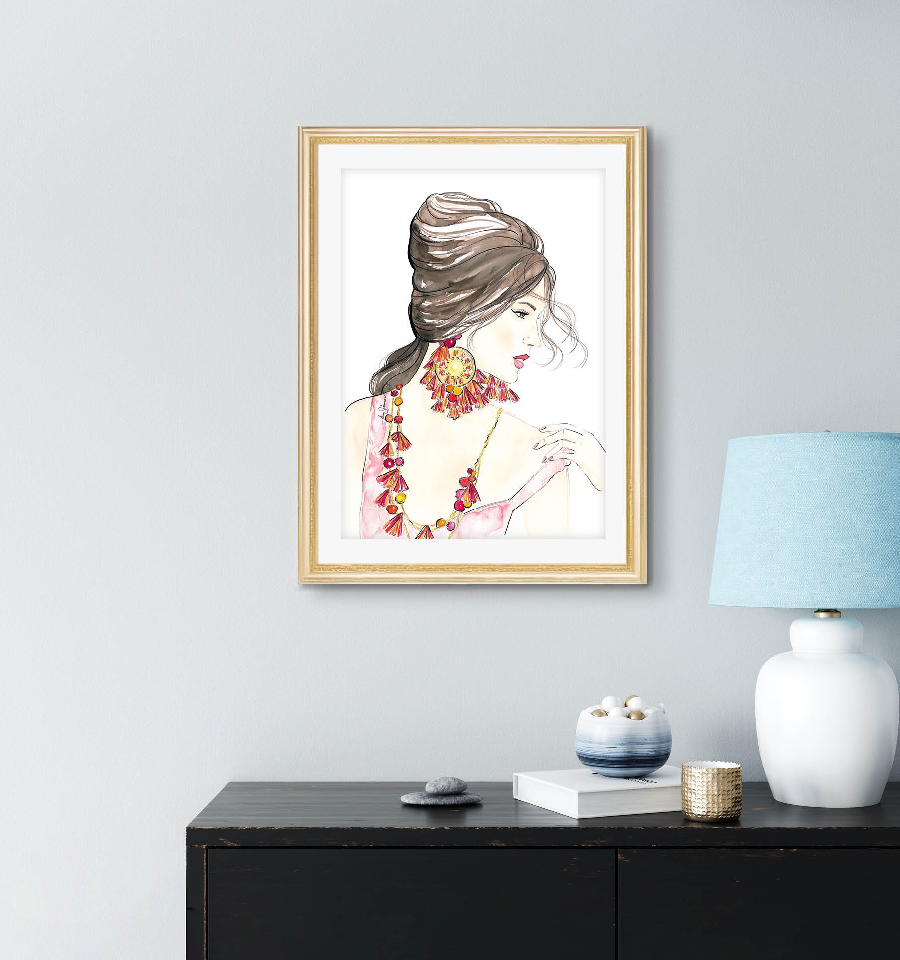 AnnaSchwarzerIllustration_ArtPrints_FashionIllustration_RedEarrings7.jpg