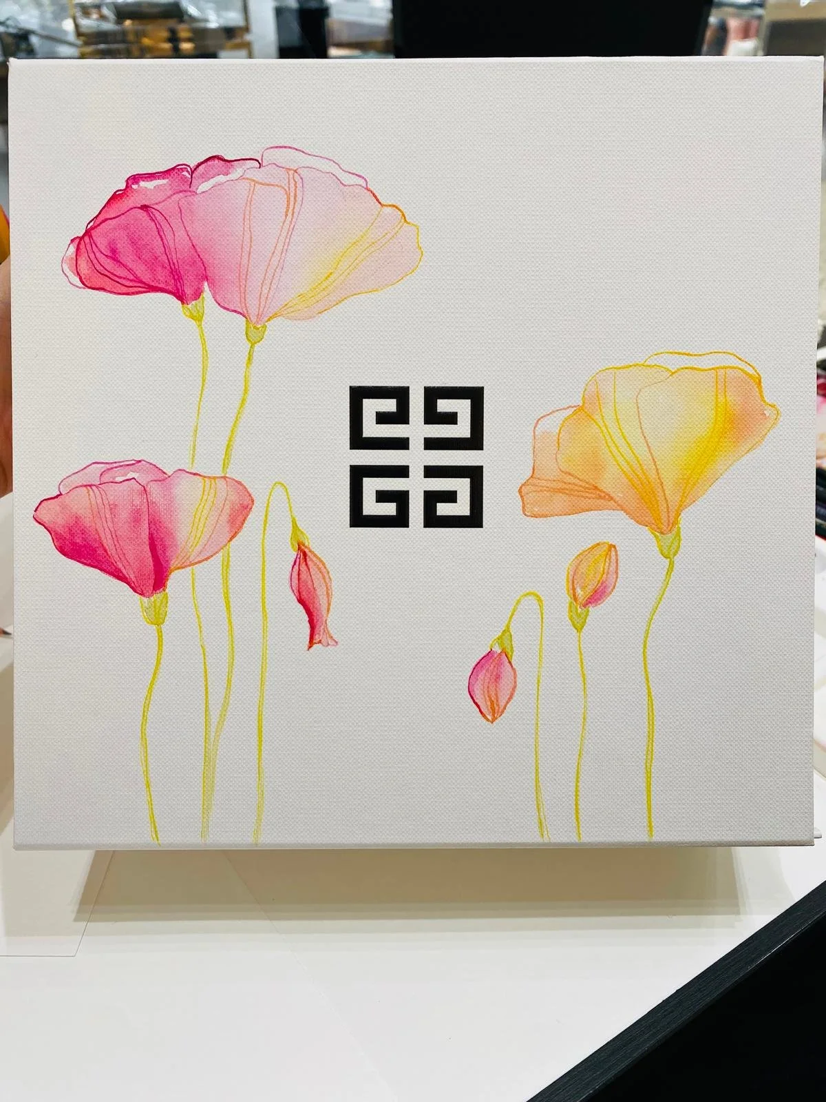 Floral Illustrations for Givenchy in Munich | Live Zeichnen für Givenchy in München 