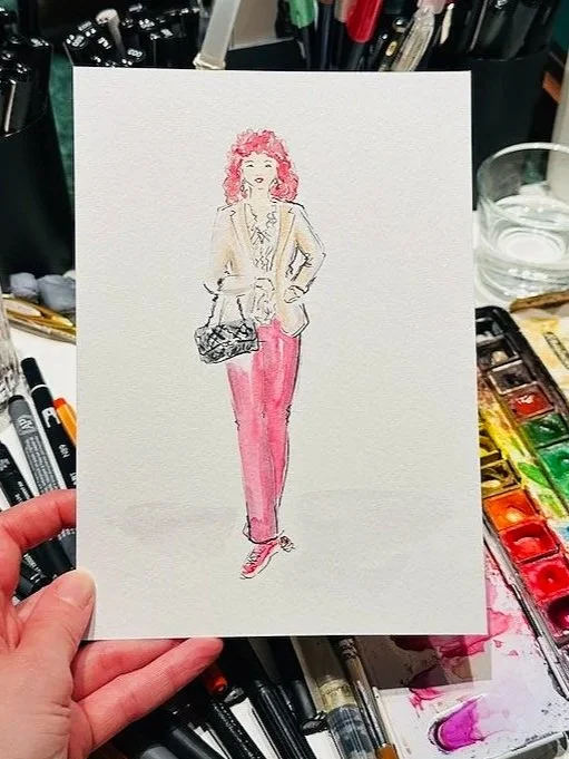 Even Skizze Live Zeichnen Karikatur Sketch by Anna Schwarzer 