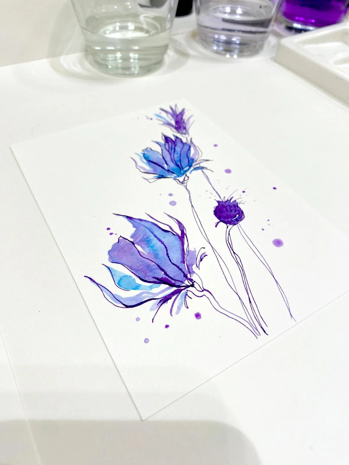 Floral Illustrations for Givenchy in Munich | Live Zeichnen für Givenchy in München 