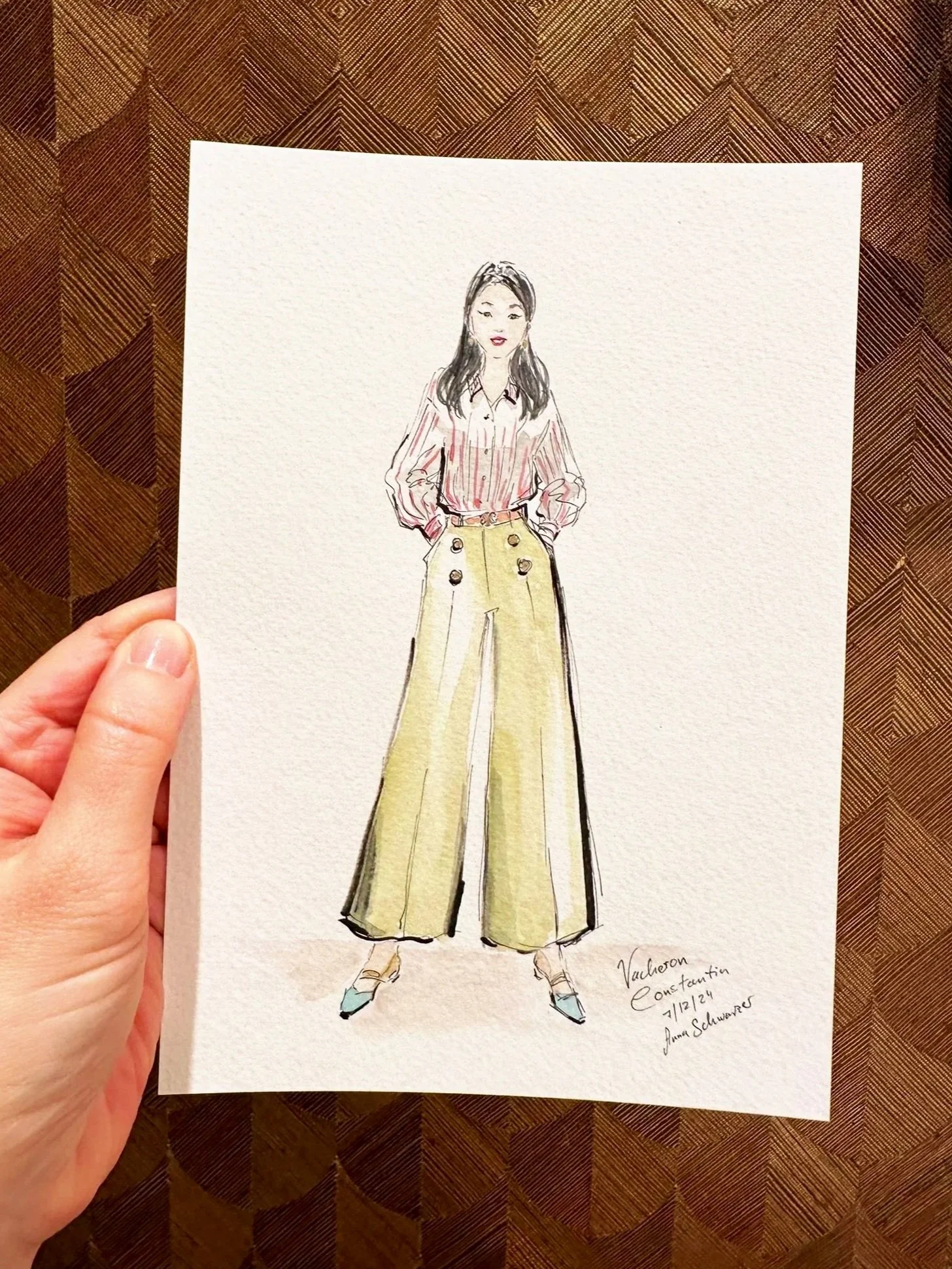 Vacheron Constantin Live Illustration: Fashion Sketches