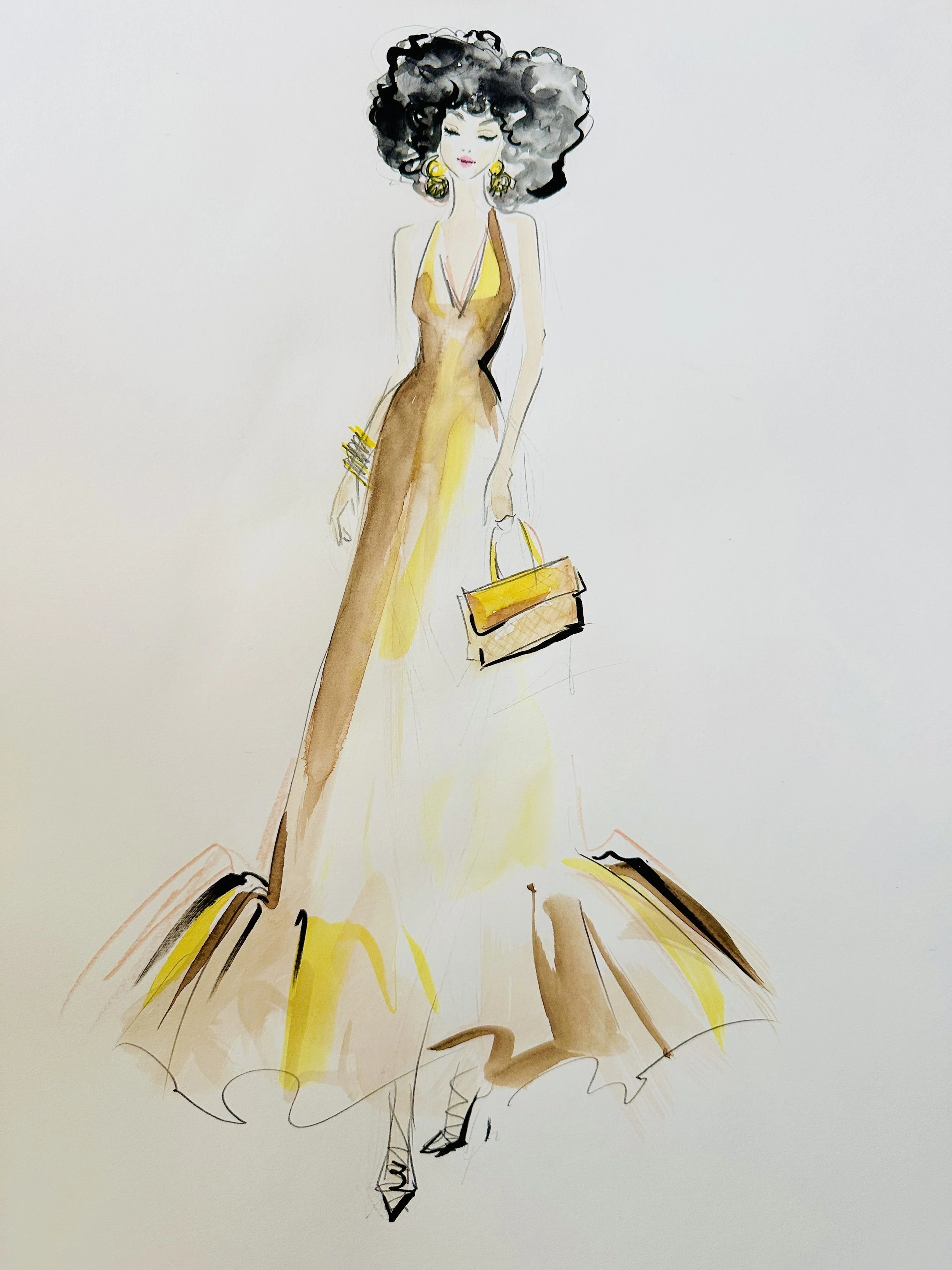 Fashion Sketch Event by Anna Schwarzer - Modeskizze, Modedesignerin, Karikatur