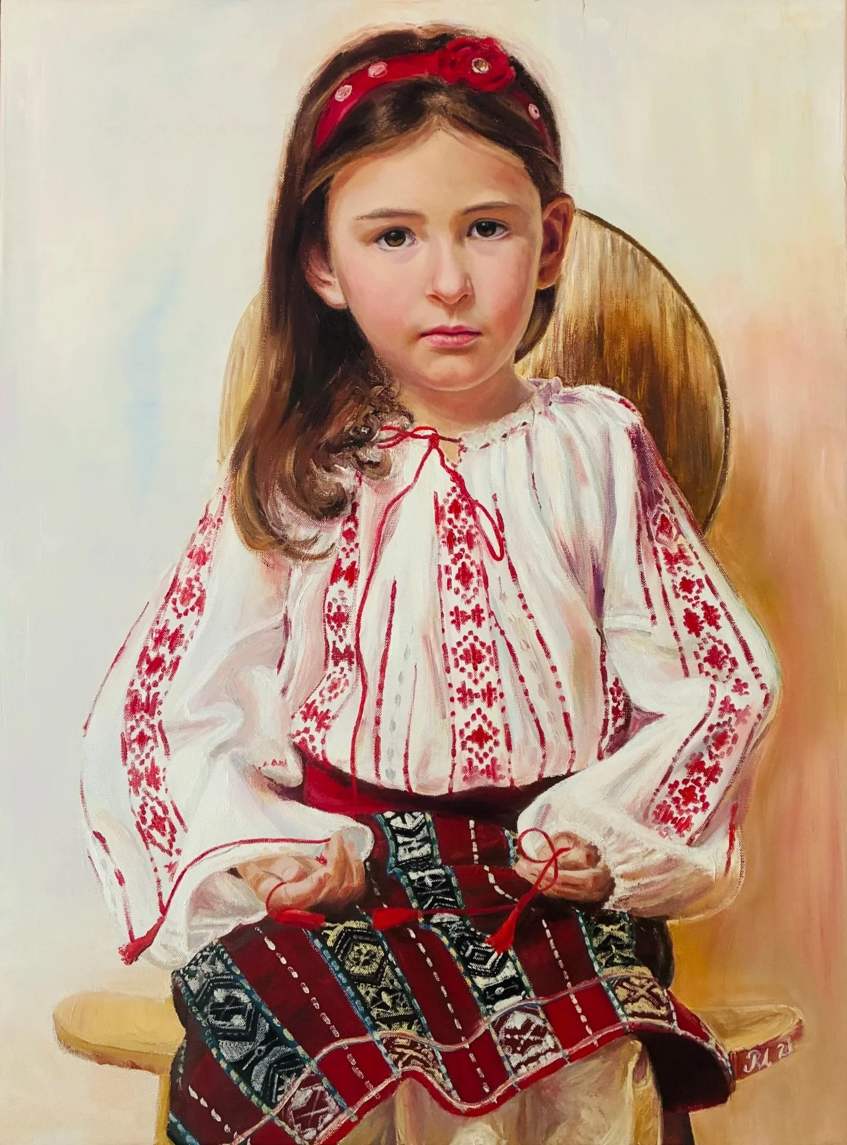 1.2: Romanian Pride; Oil on canvas, framed; 
80 × 60 cm