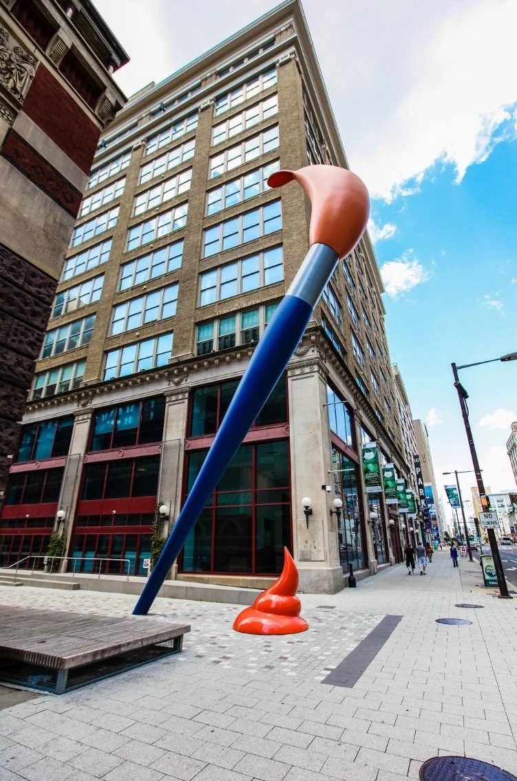 Claes Oldenburg Paint Torch Philadelphia Pennsylvania