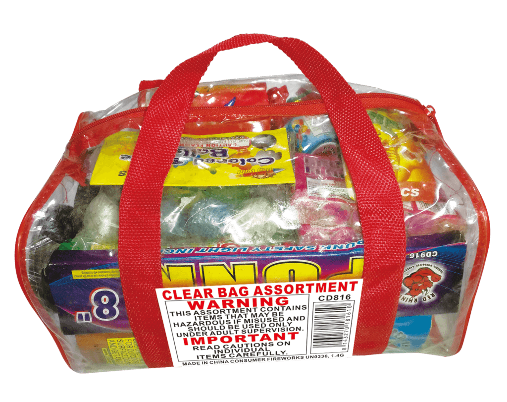 Clear Bag Fireworks Assortment