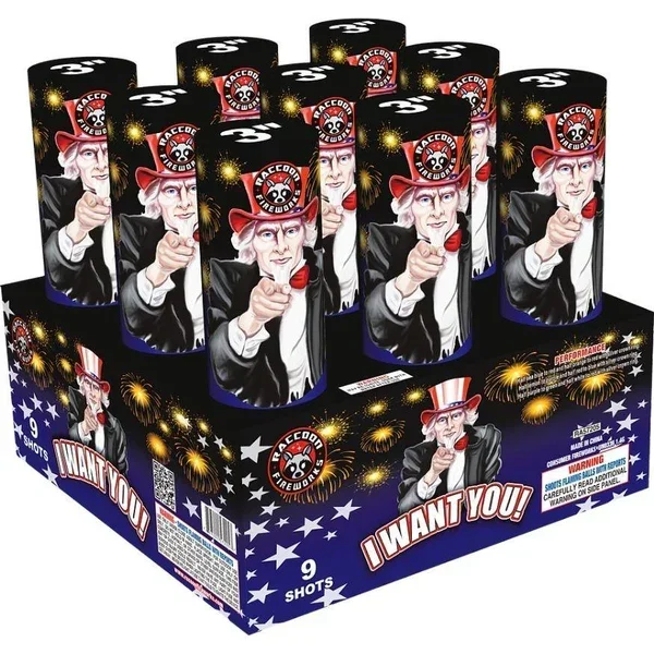 'I Want You!' 9-Shot Firework Pack