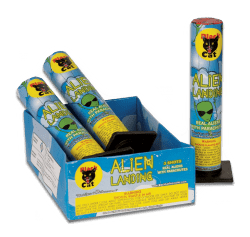 Alien Landing Fireworks