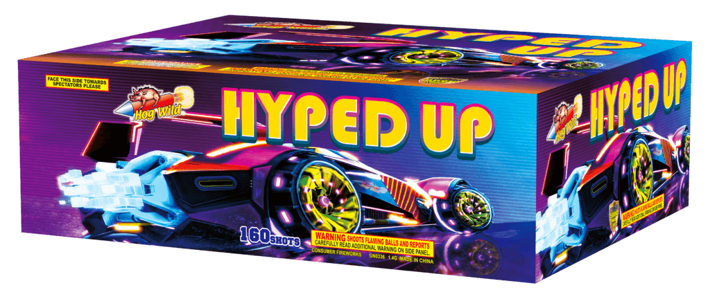 Hyped Up Fireworks Display Box