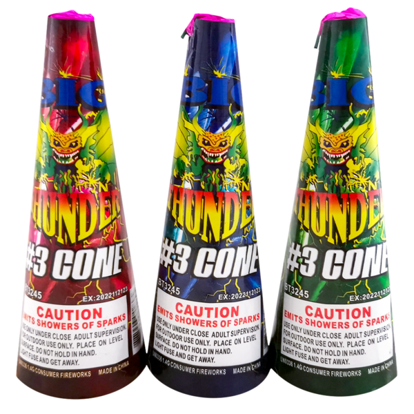 Thunder #3 Cone Fireworks