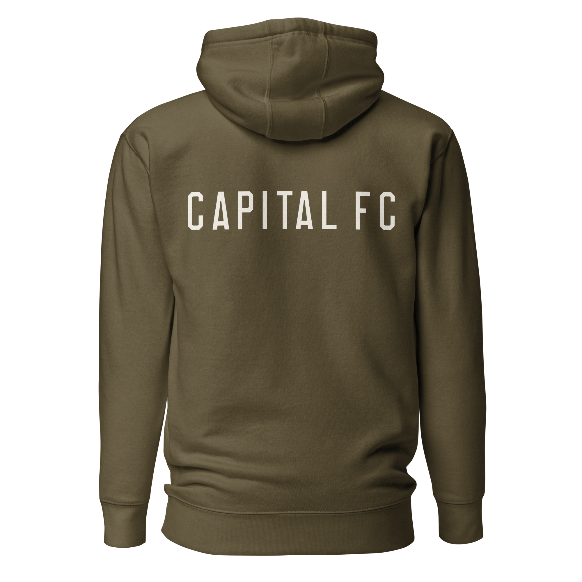 FC Hoodie in Military Green