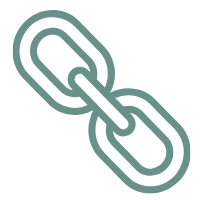 Illustration of a broken chain link