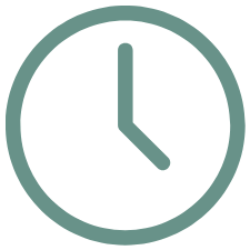 Clock showing the time as 3:00