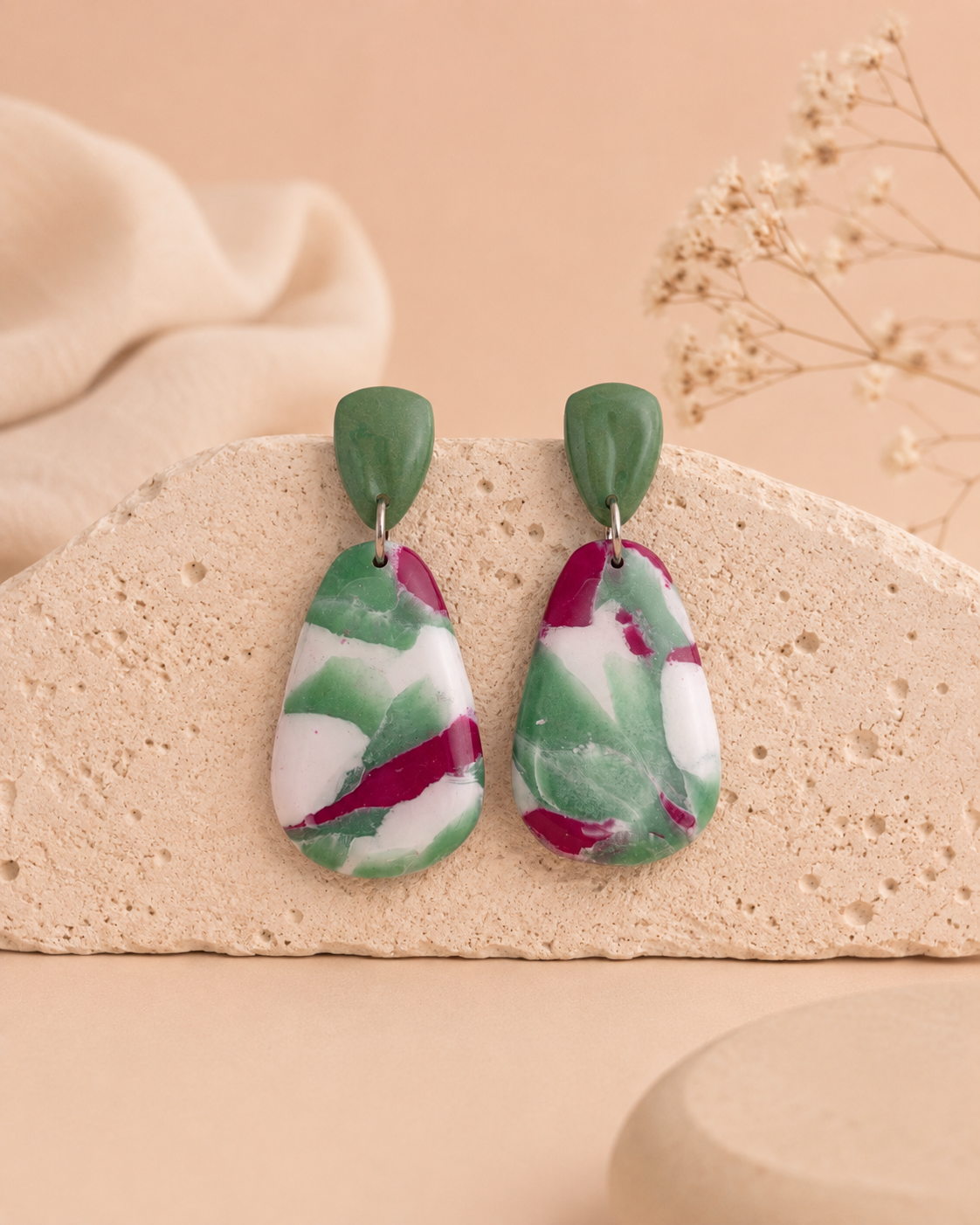 Marbleized Teardrop