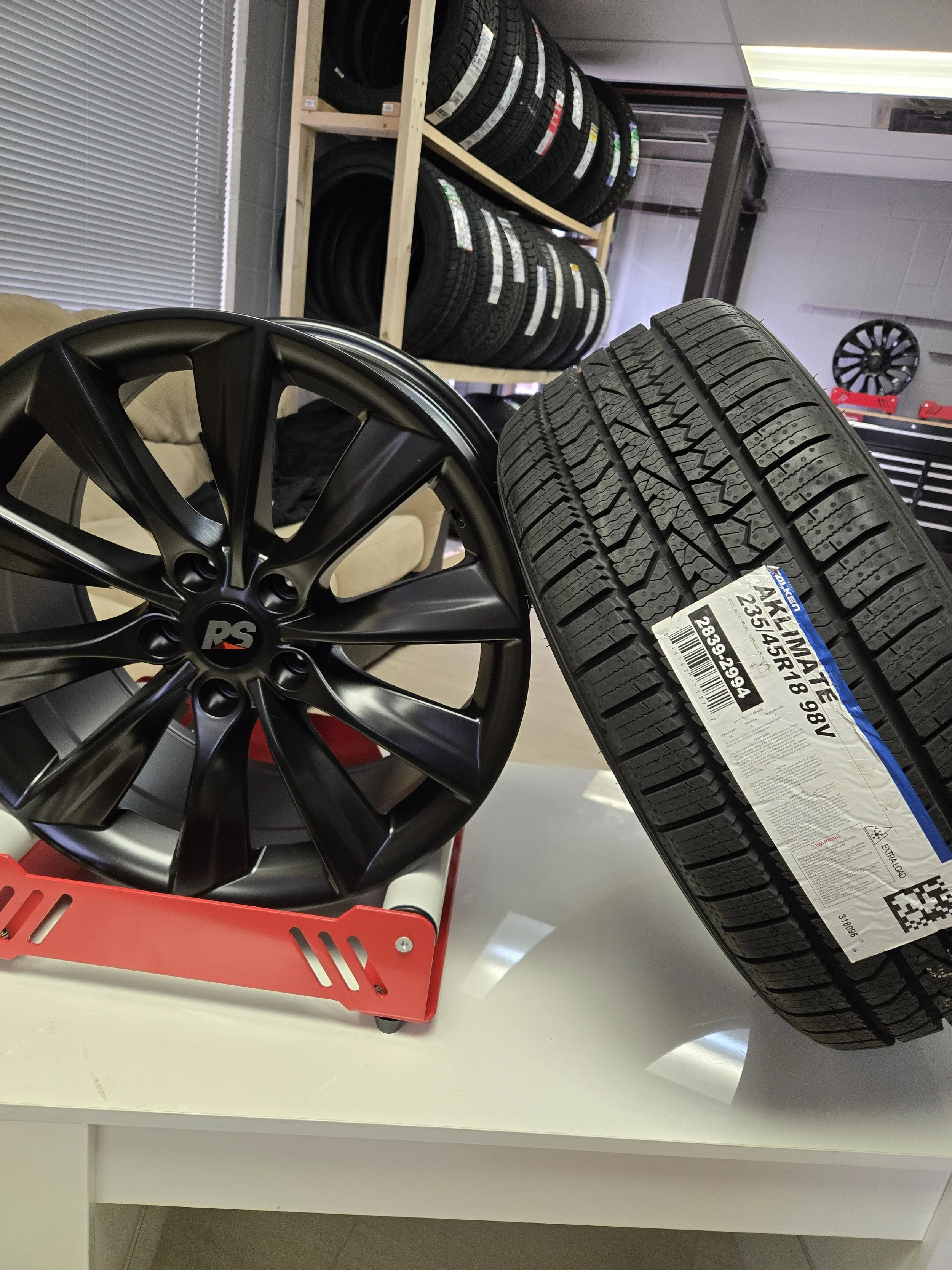 Model 3 Winter Tire Package with Falken all weather tire
