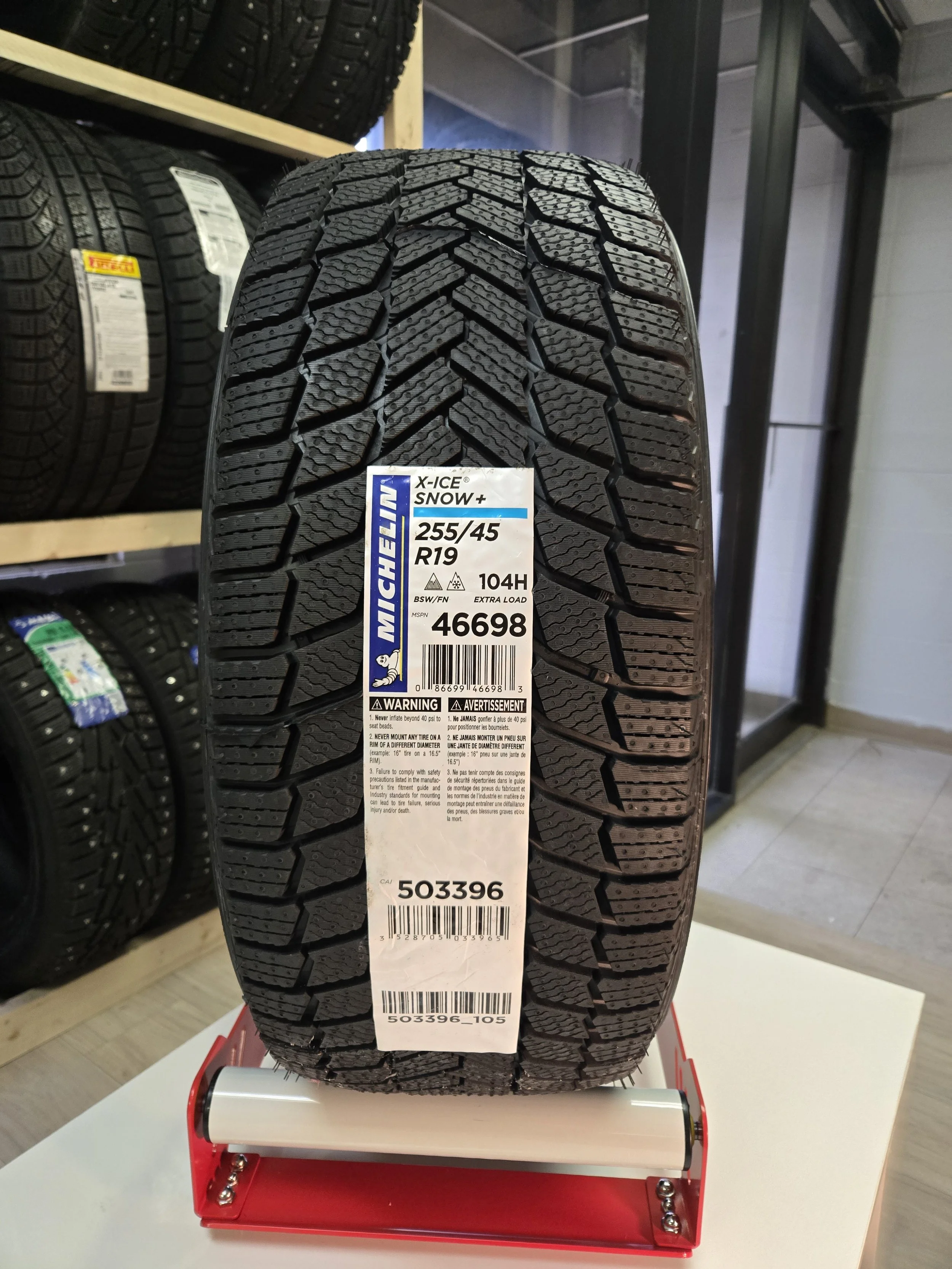 255/45/19 MICHELIN X ICE SNOW +