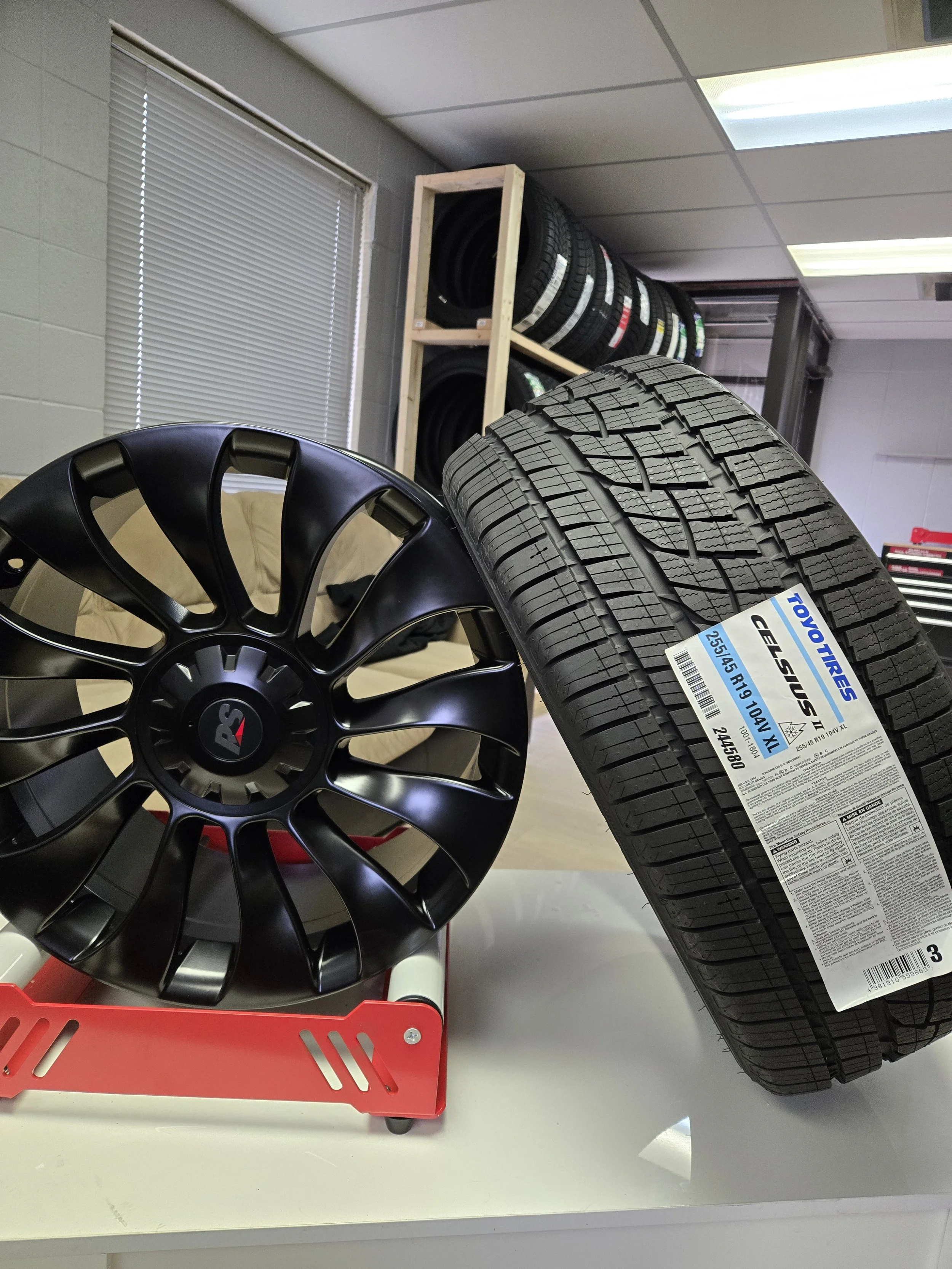 Model Y Winter Tire Package With TOYO all weather Tires