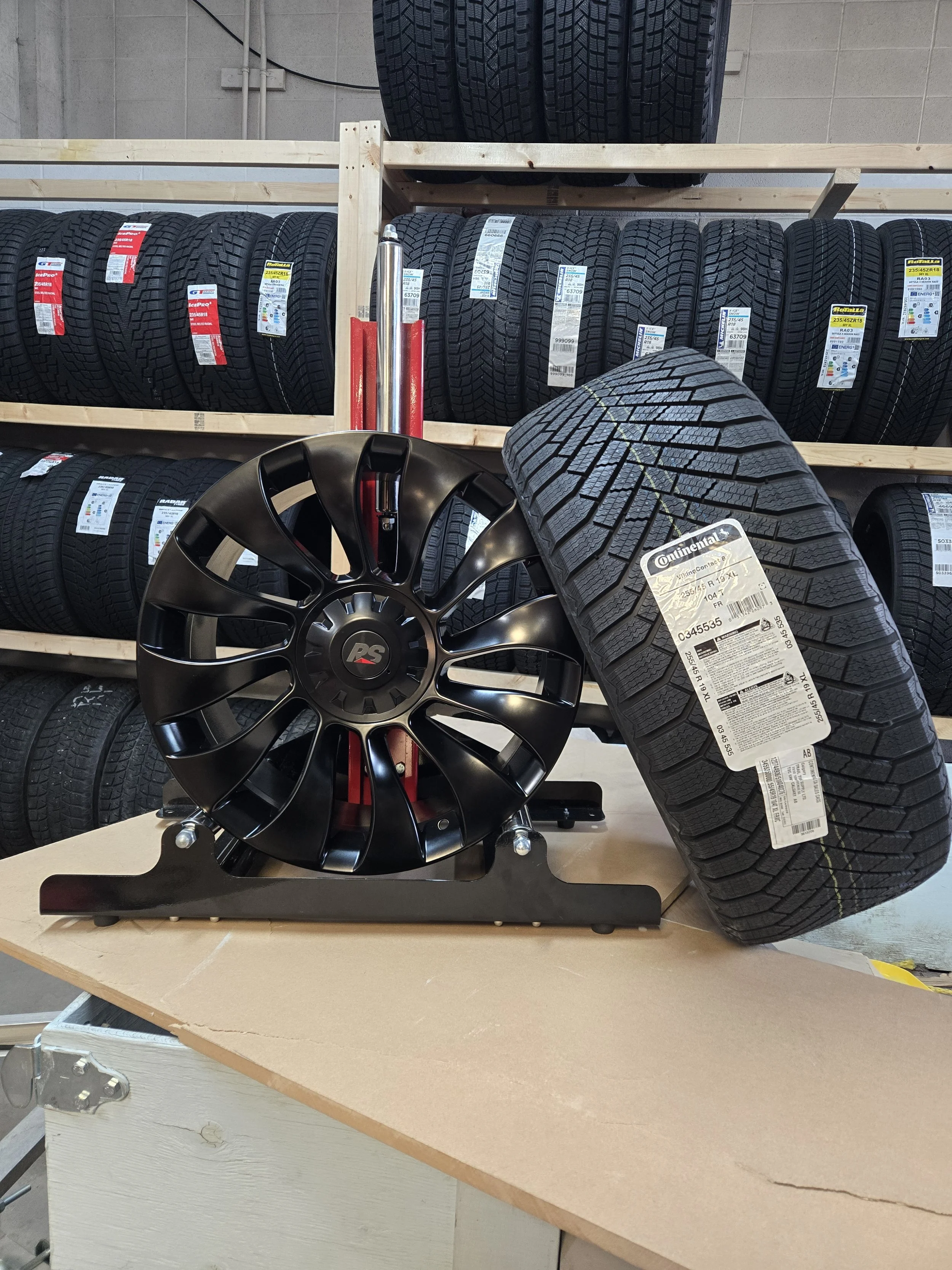 Model Y Package with Continental VikingContact 8 104T XL