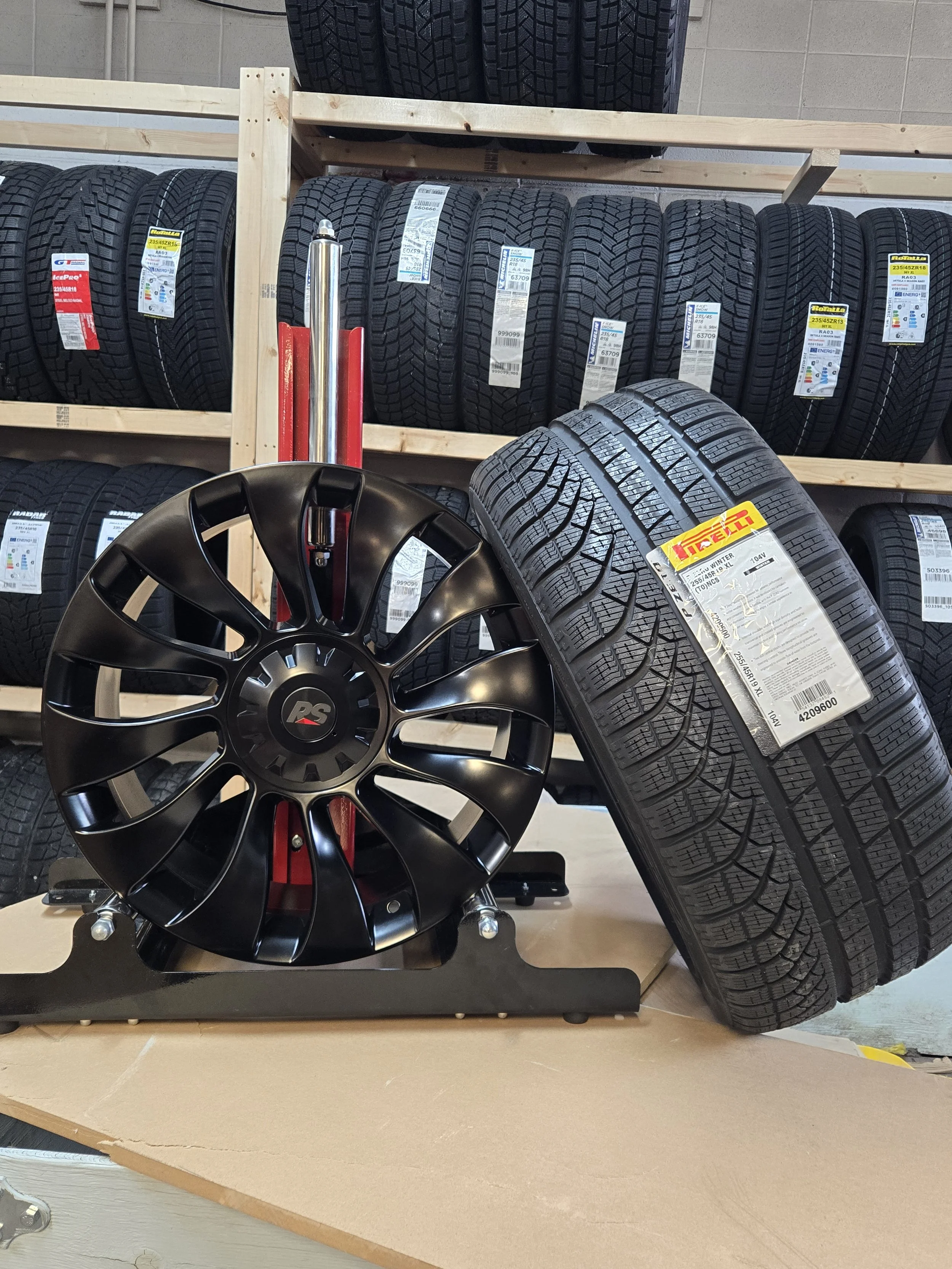 Model Y Tire Package With Pirelli PZERO WINTER NCS  ELECT