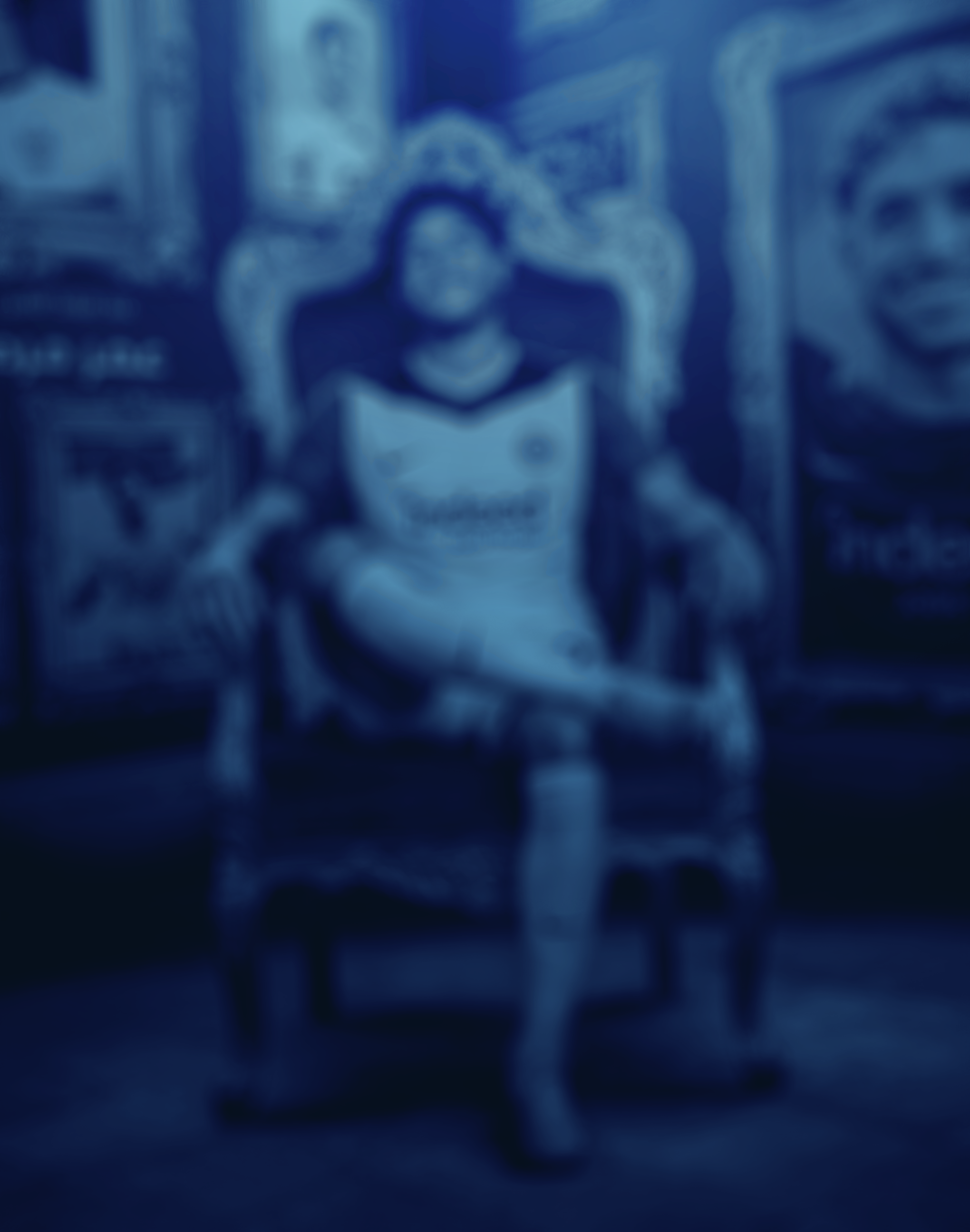 Blurred image of a banknote with a person's portrait on it and the currency symbol, possibly of a dollar bill.