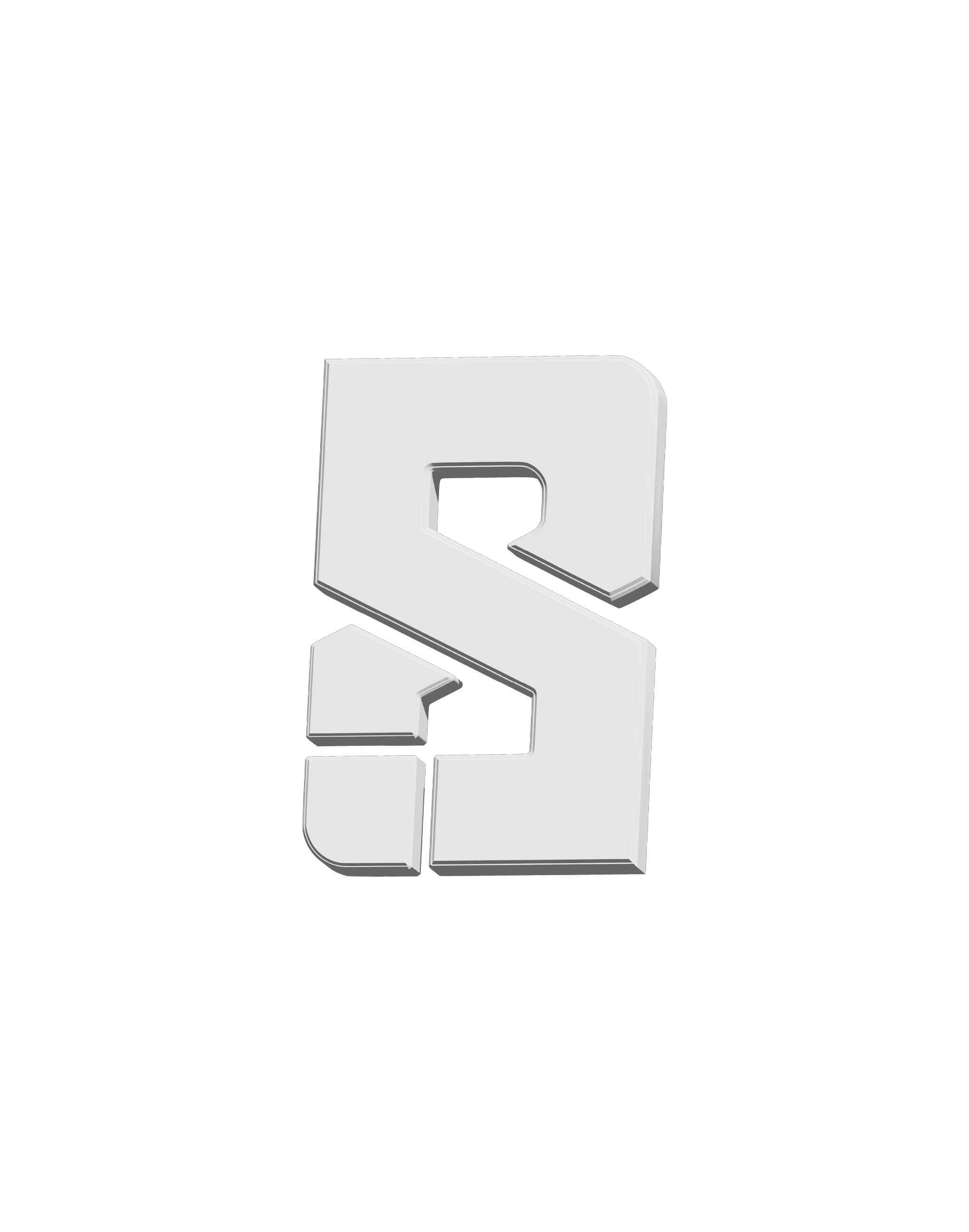 3D metallic silver dollar sign symbol on a black background.