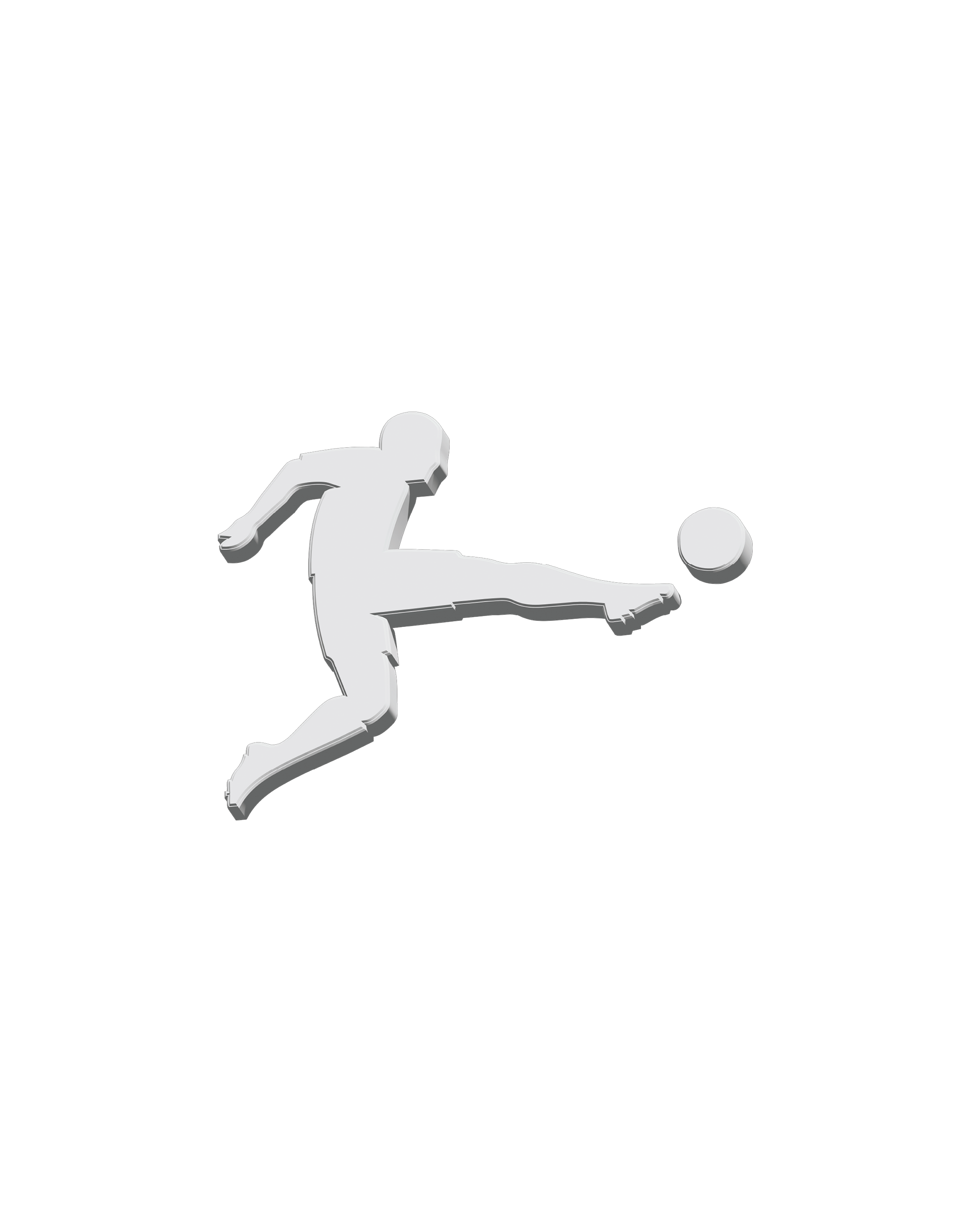 A stylized white figure of a person lying on their side with one arm supporting their head and legs bent, on a black background, with a white ball nearby.