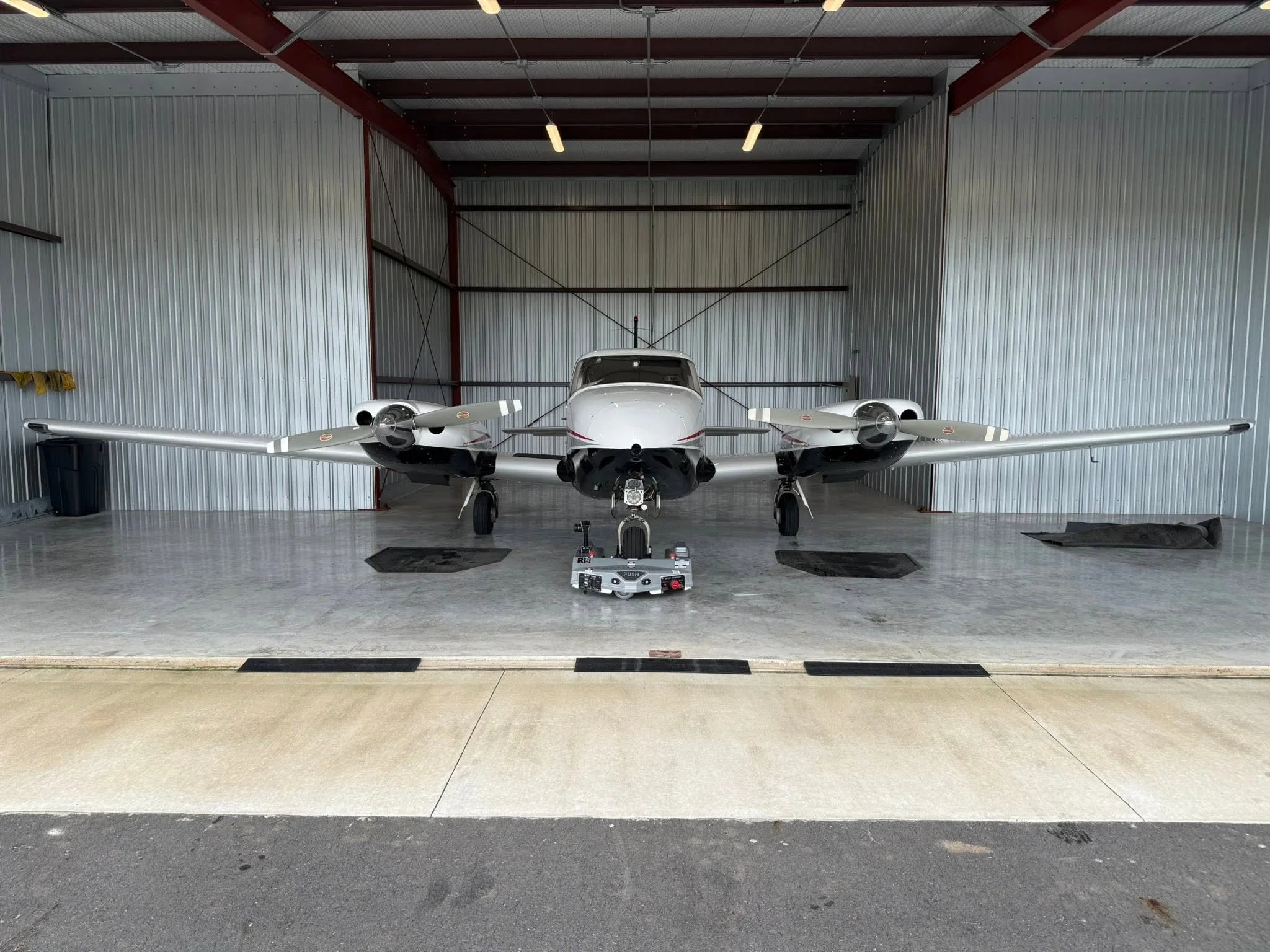 Piper Twin Comanche used for multi-engine flight instruction at Red Eagle Aviation