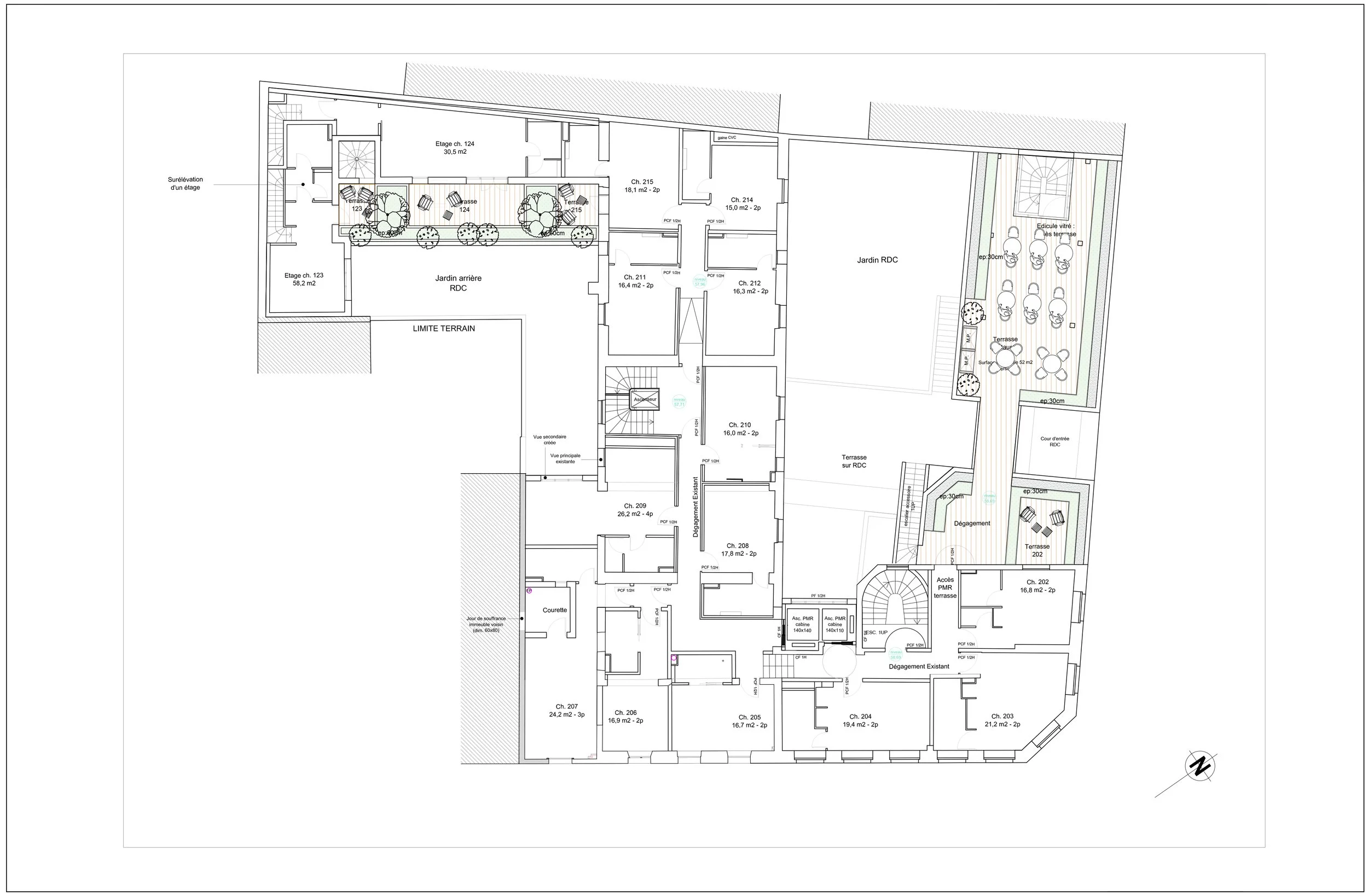 Création de jardins pour un hôtel
@Merci Raymond