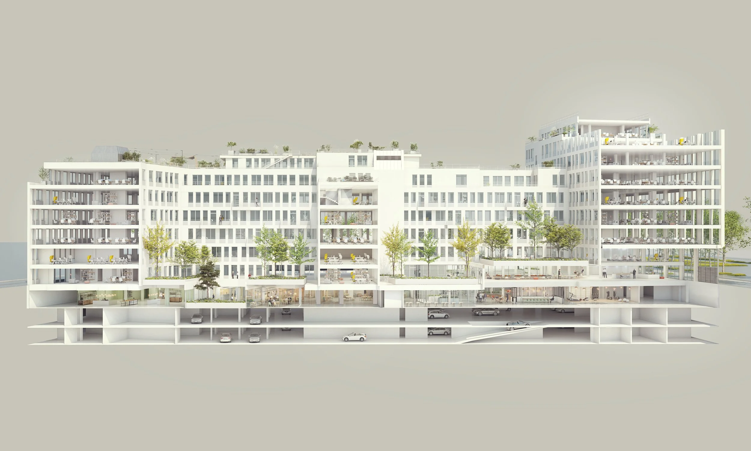 Arte Charpentier - Aménagement et images 3D Bureaux BNP Paribas Real Estate
@L’autre Image