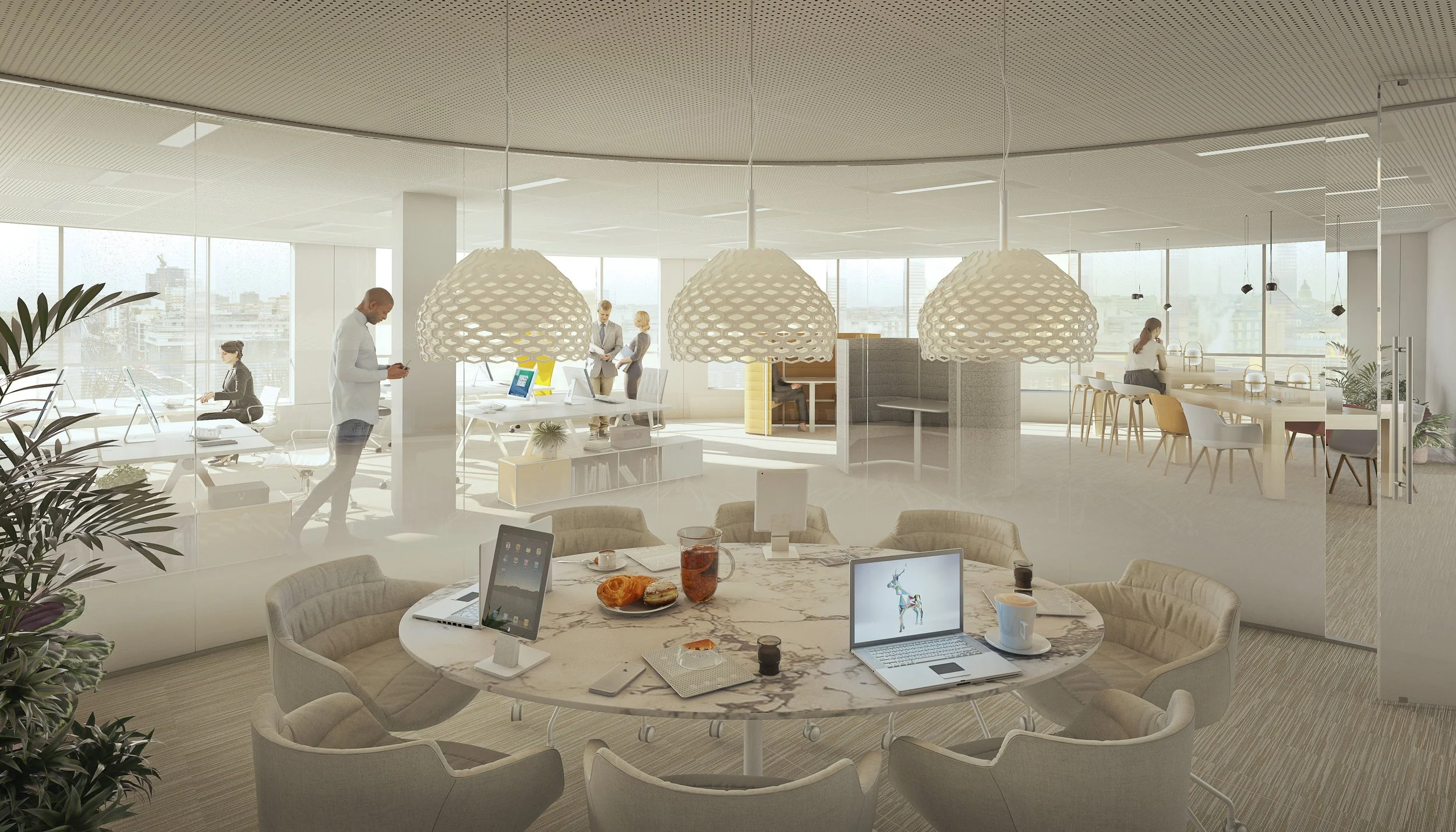 Gecina - Aménagement et images 3D Bureaux Le France
@L’autre Image