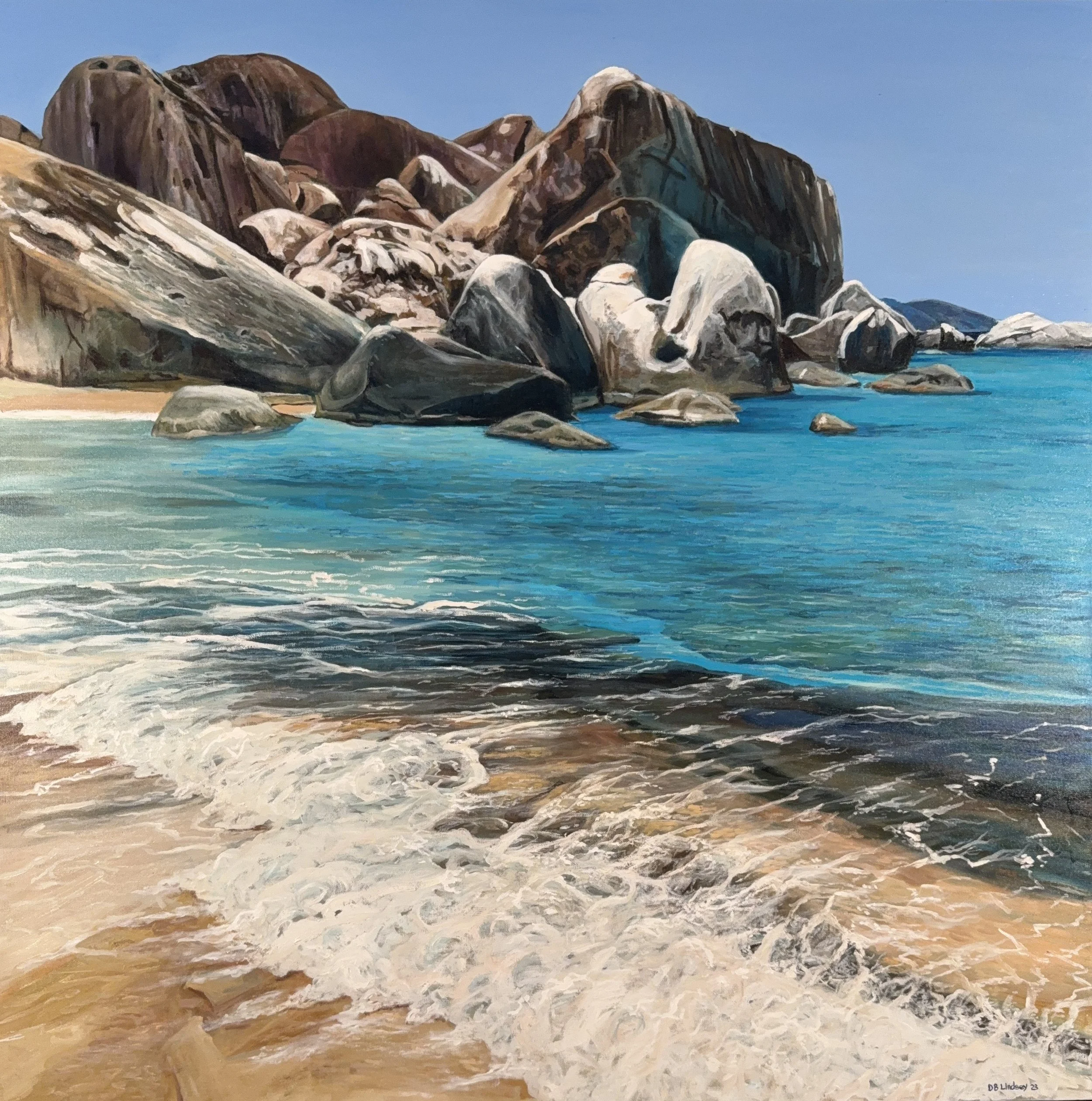 The Baths of Virgin Gorda - Rolled Canvas