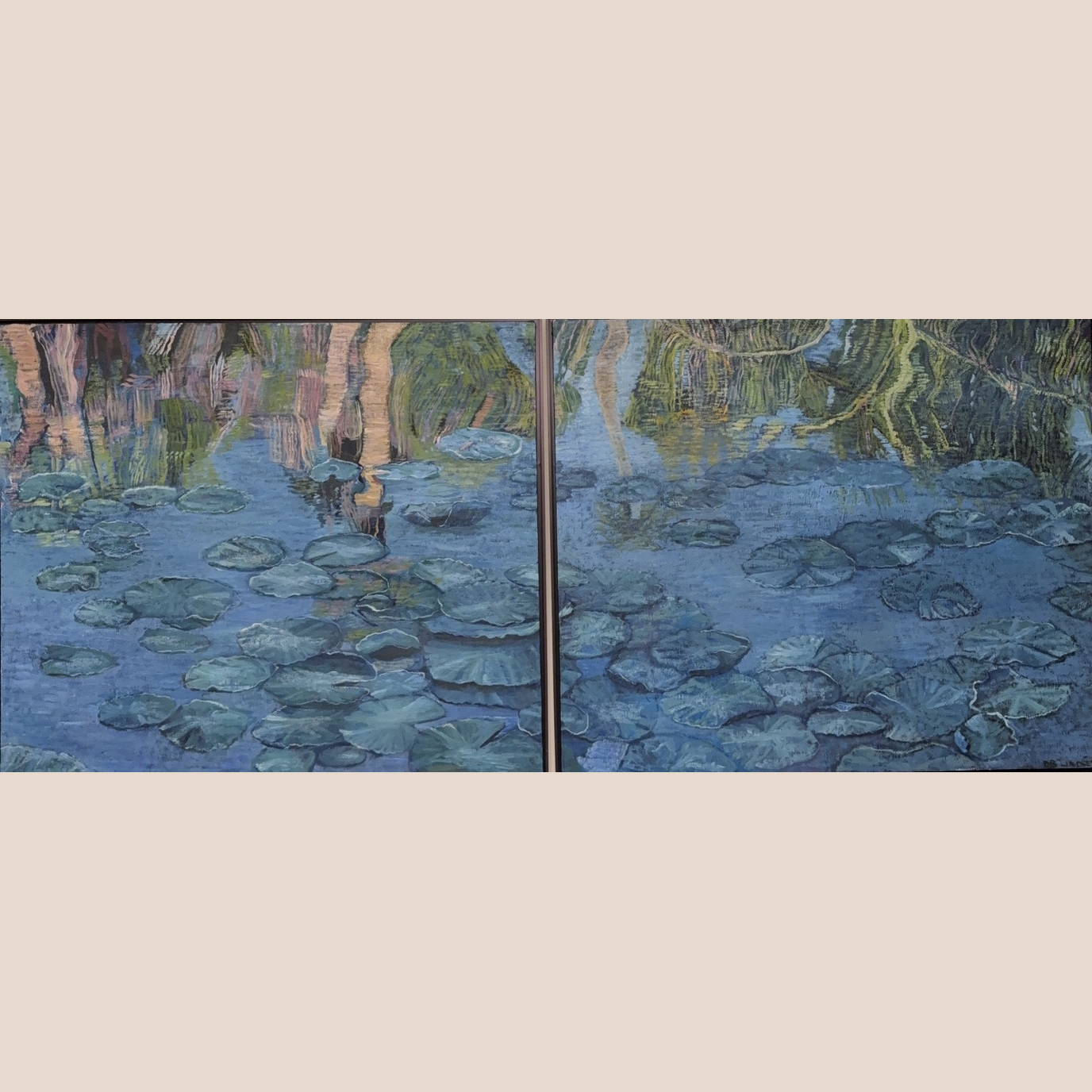 Sim’s Pond Diptych - Rolled Canvas