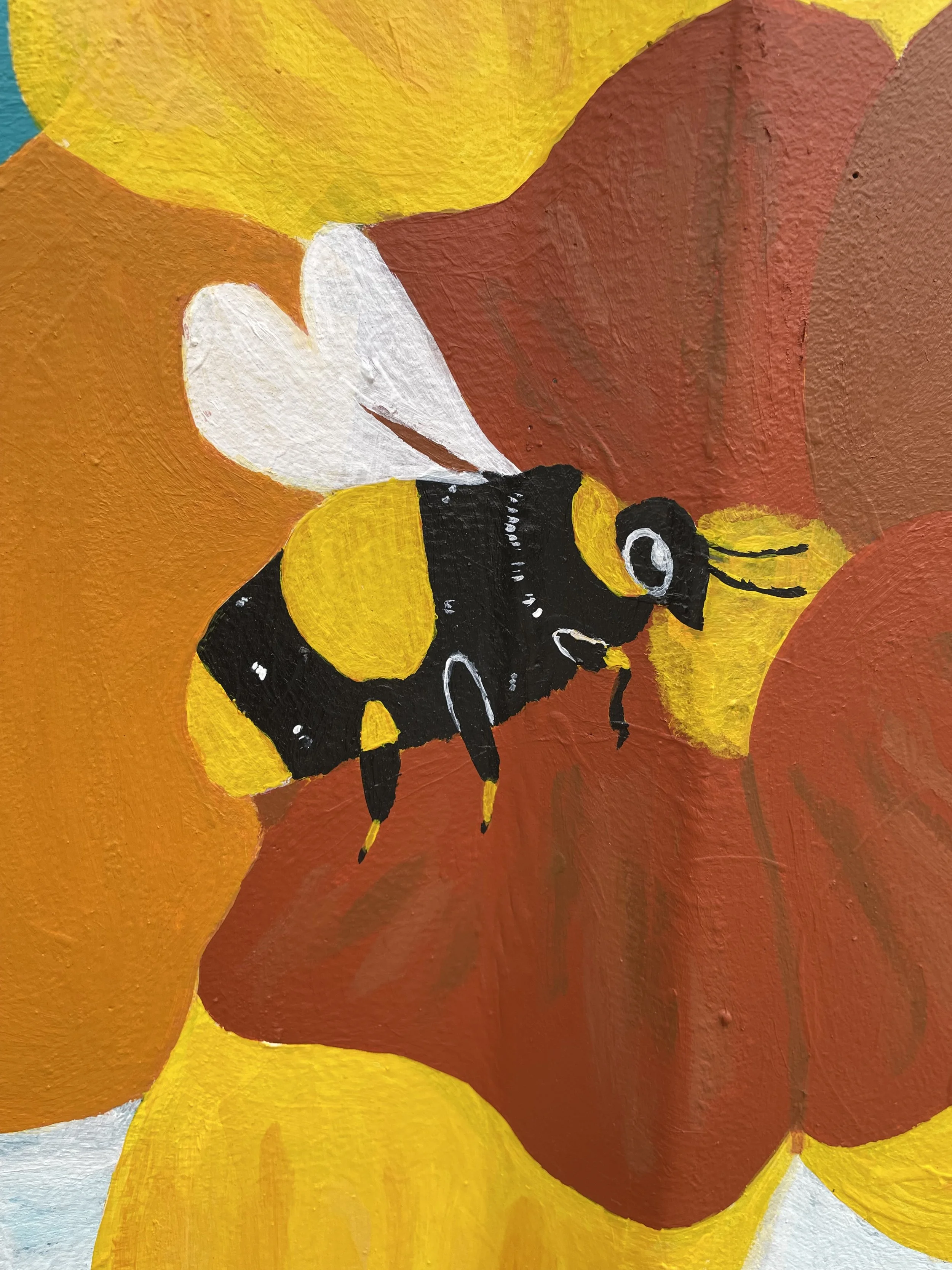 Closeup of the bumblebee