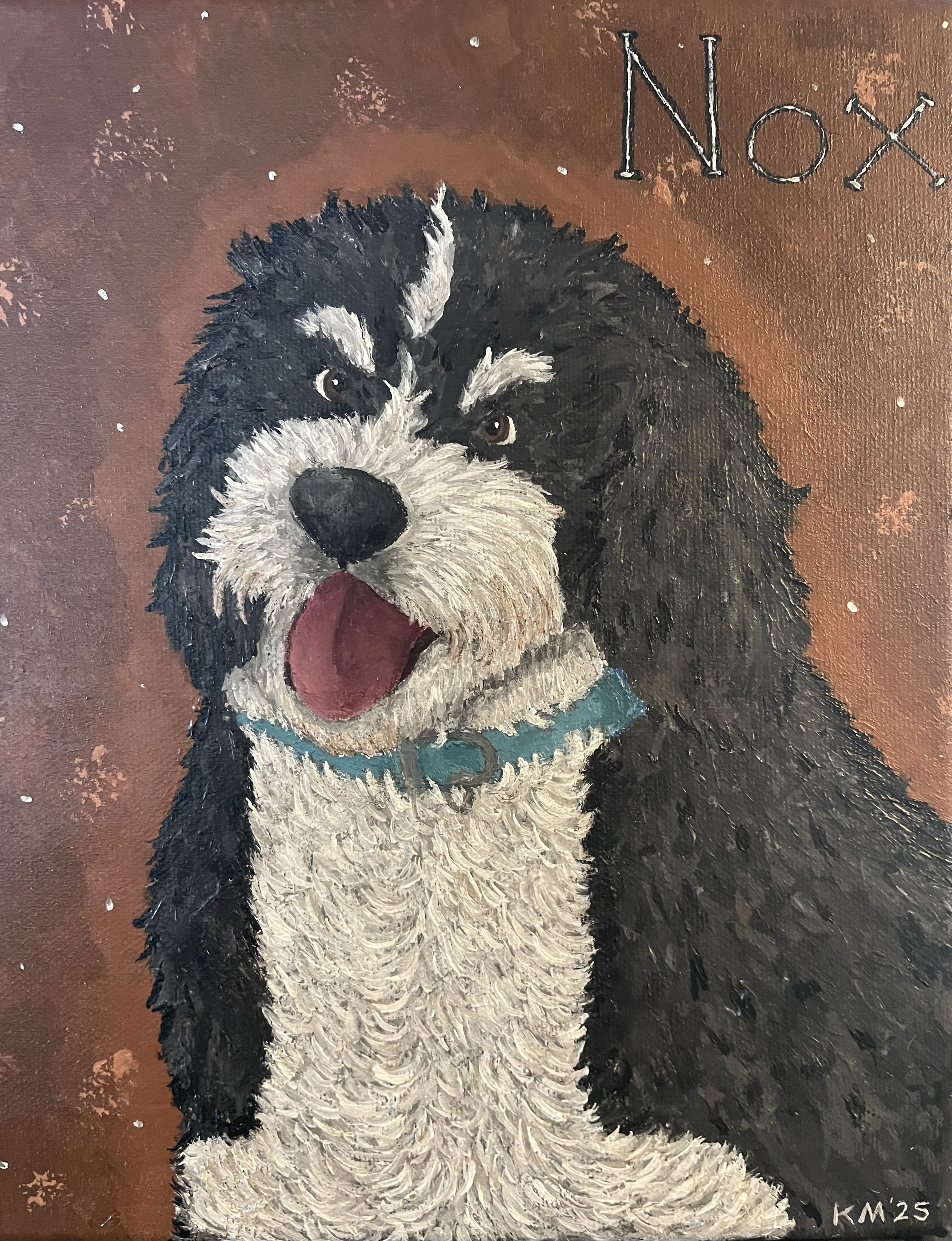 A commission, acrylic