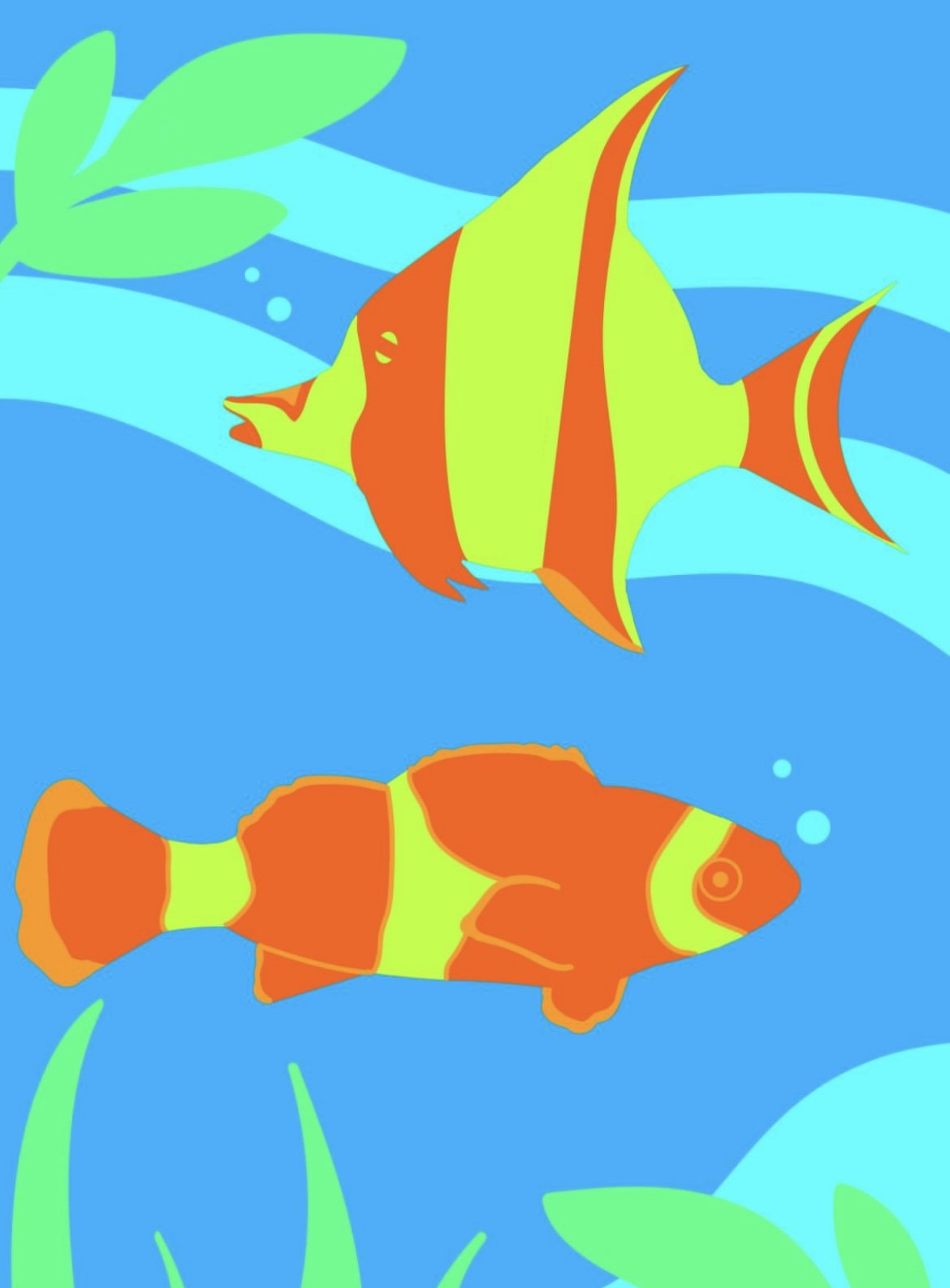 Y2K-inspired fish