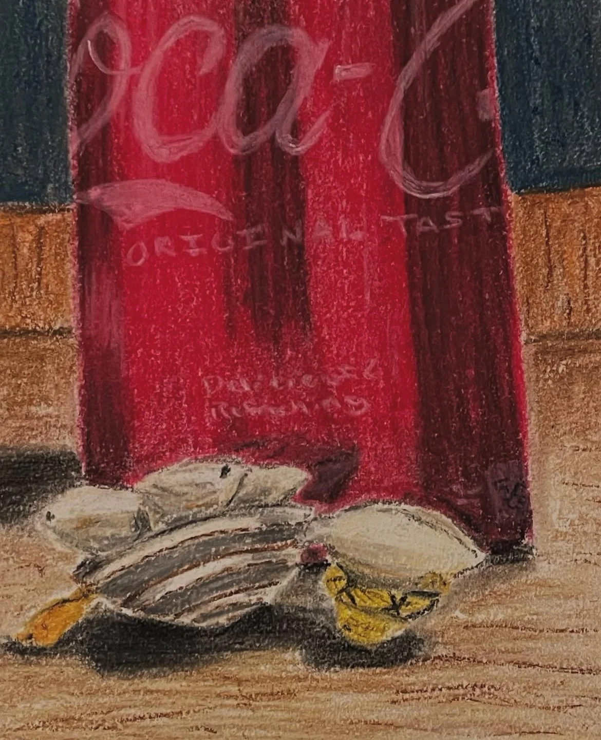 Hat Turtle, pastel