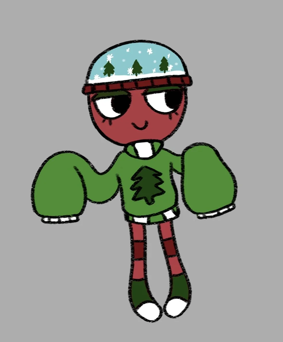 Gigi Christmas design idea for "Dandy's World"