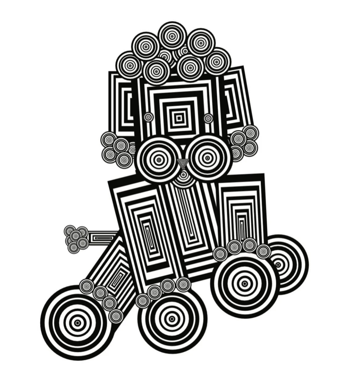 Optical Illusion Poodle