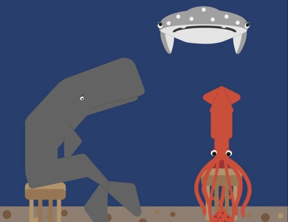 Sperm Whale and Colossal Squid Part 3