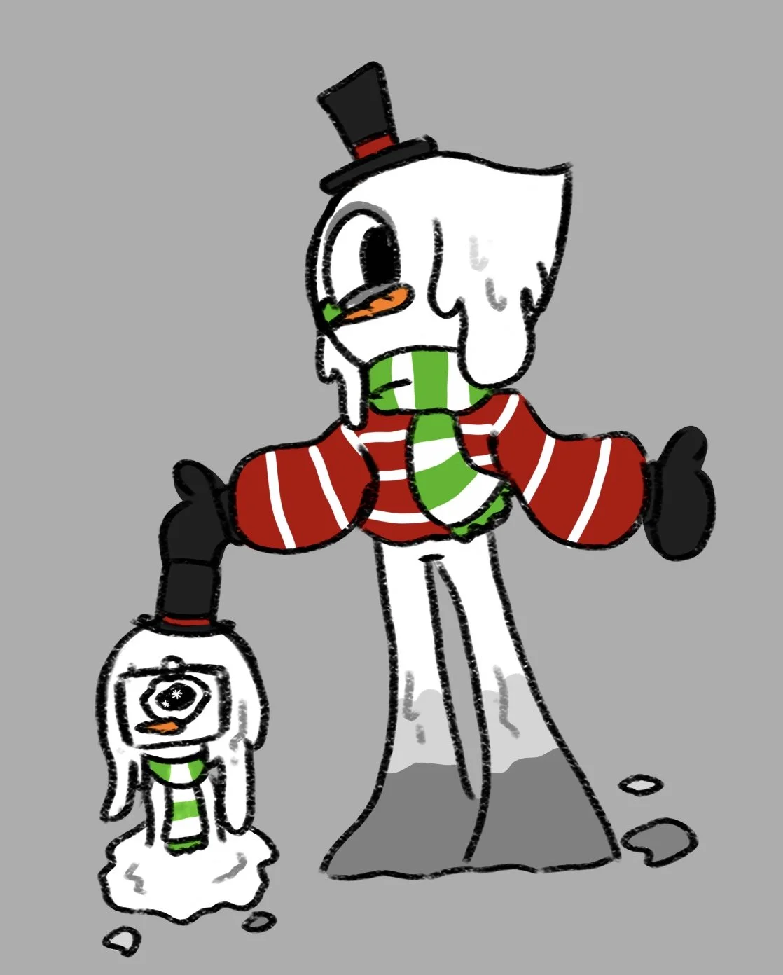 Blot Christmas design idea for "Dandy's World"