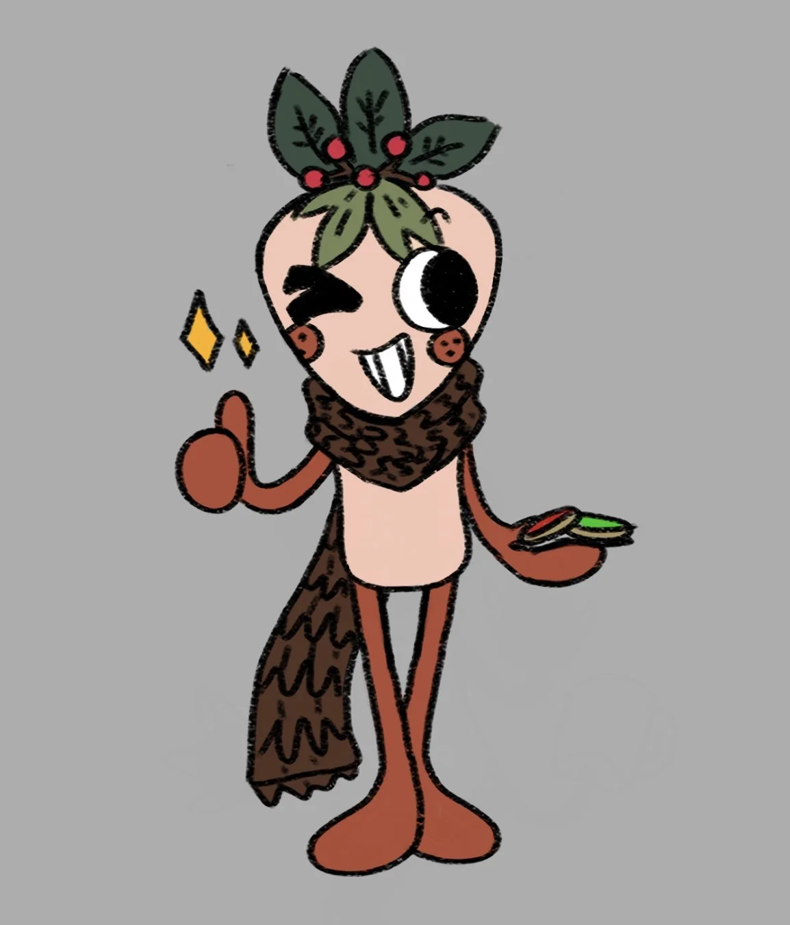 Sprout Christmas design idea for "Dandy's World"