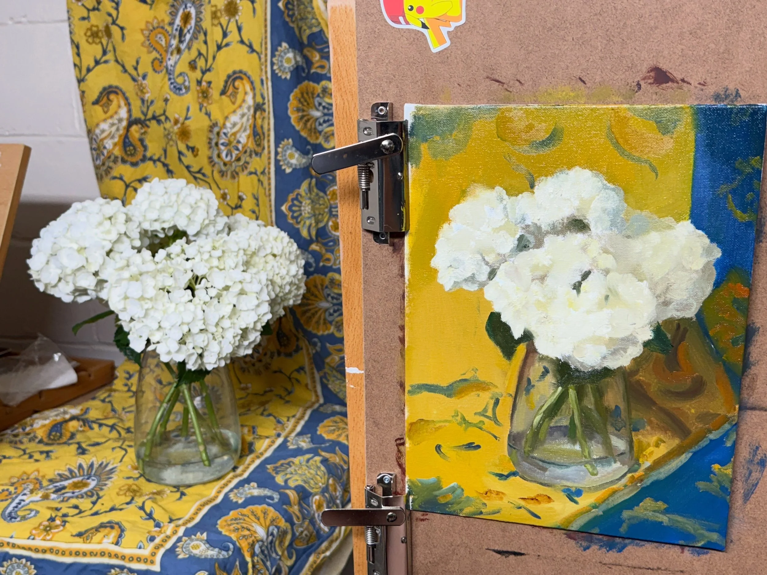 Some hydrangea studies this week. All 9x12&rdquo; oil on panel.
