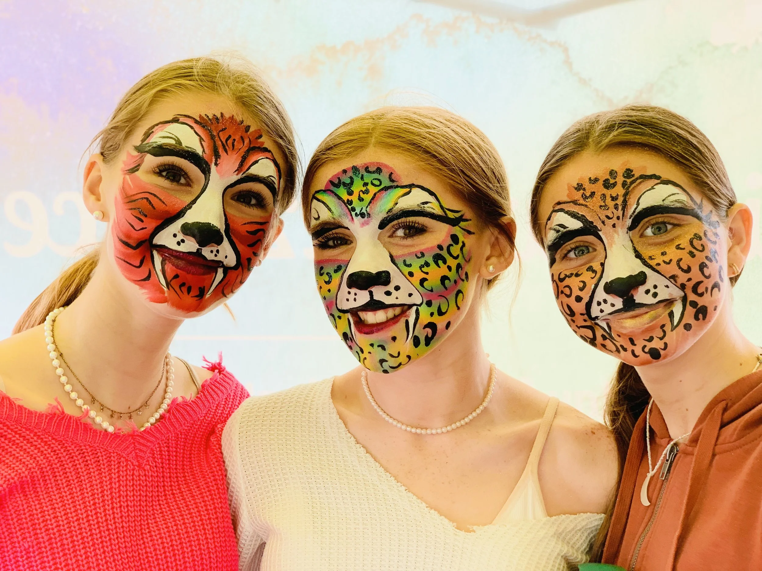 South Shore RAINBOW KIDZ face painting. Animal and fun faces!